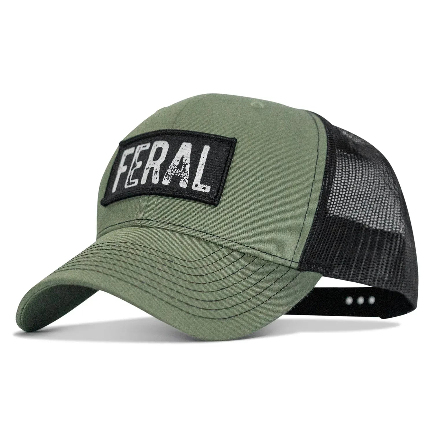 Feral Vintaged Patch Snapback Hat - Combat Iron Apparel Co.