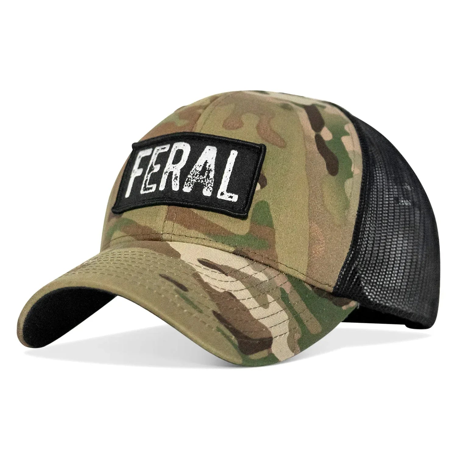 Feral Vintaged Patch Snapback Hat - Combat Iron Apparel Co.