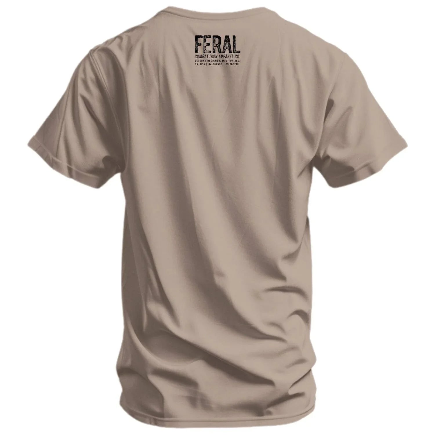 Feral Distressed Men's T-Shirt - Combat Iron Apparel Co.