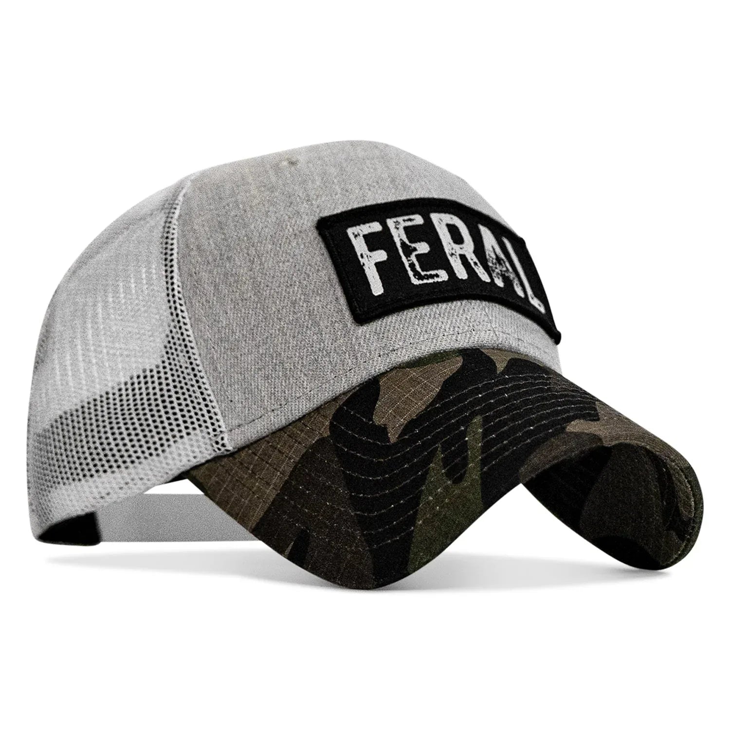 Feral Vintaged Patch Snapback Hat - Combat Iron Apparel Co.