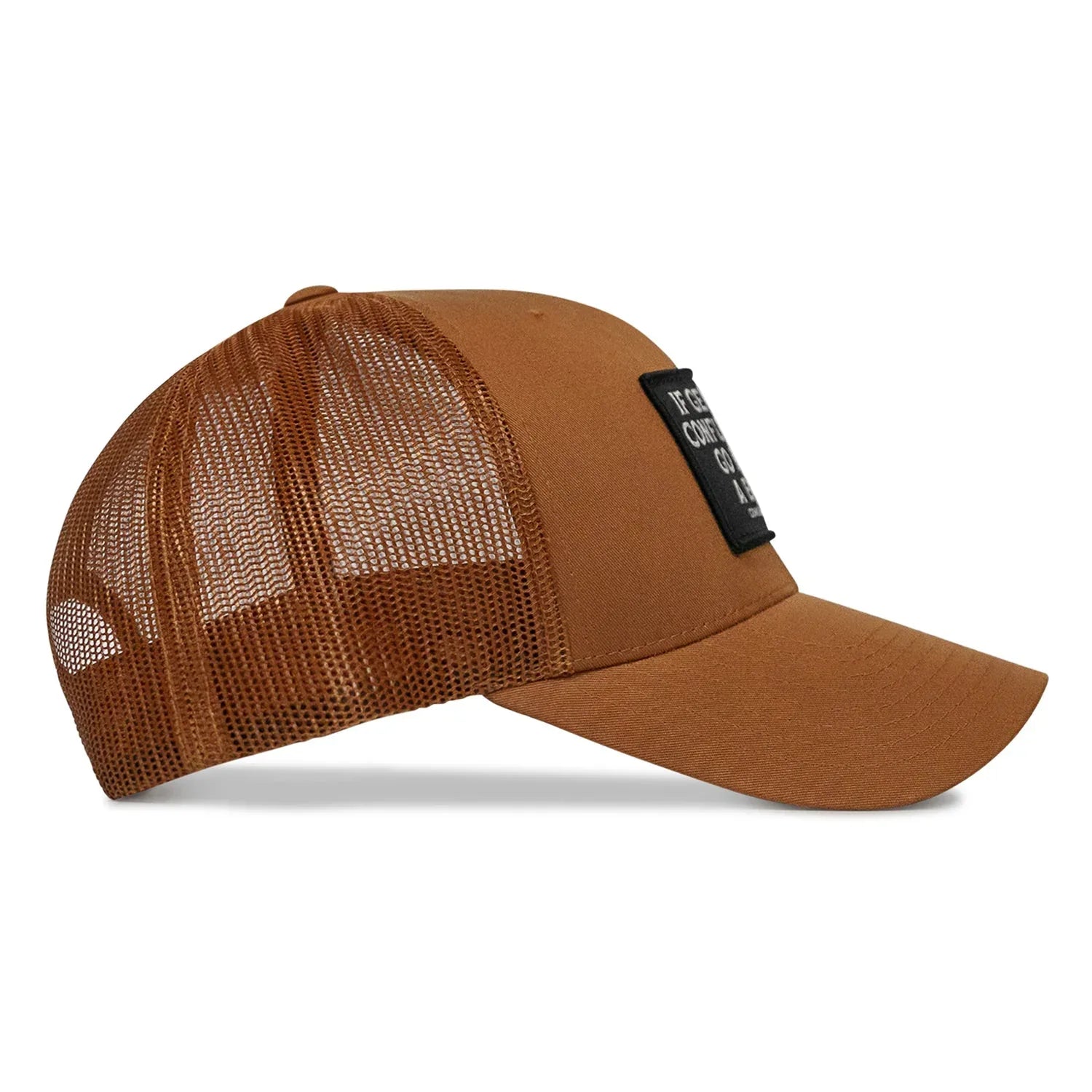 If Genders Confuse You, Go Milk A Bull Patch Snapback Hat - Combat Iron Apparel Co.