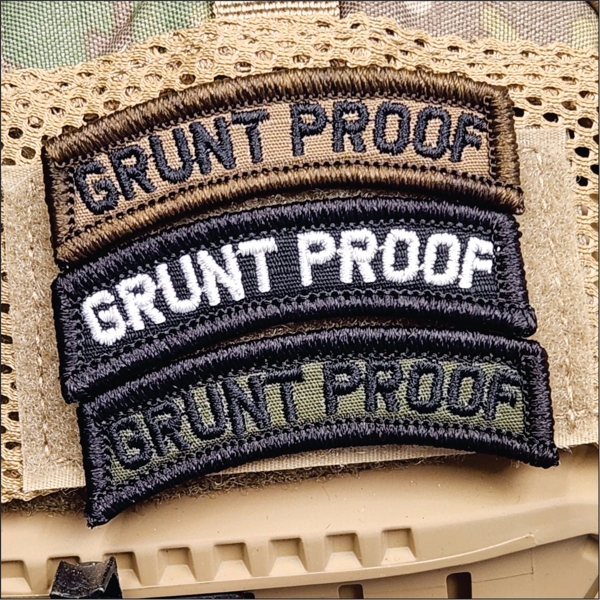 The Official Grunt Proof Merch Tab - 2.75" inch
