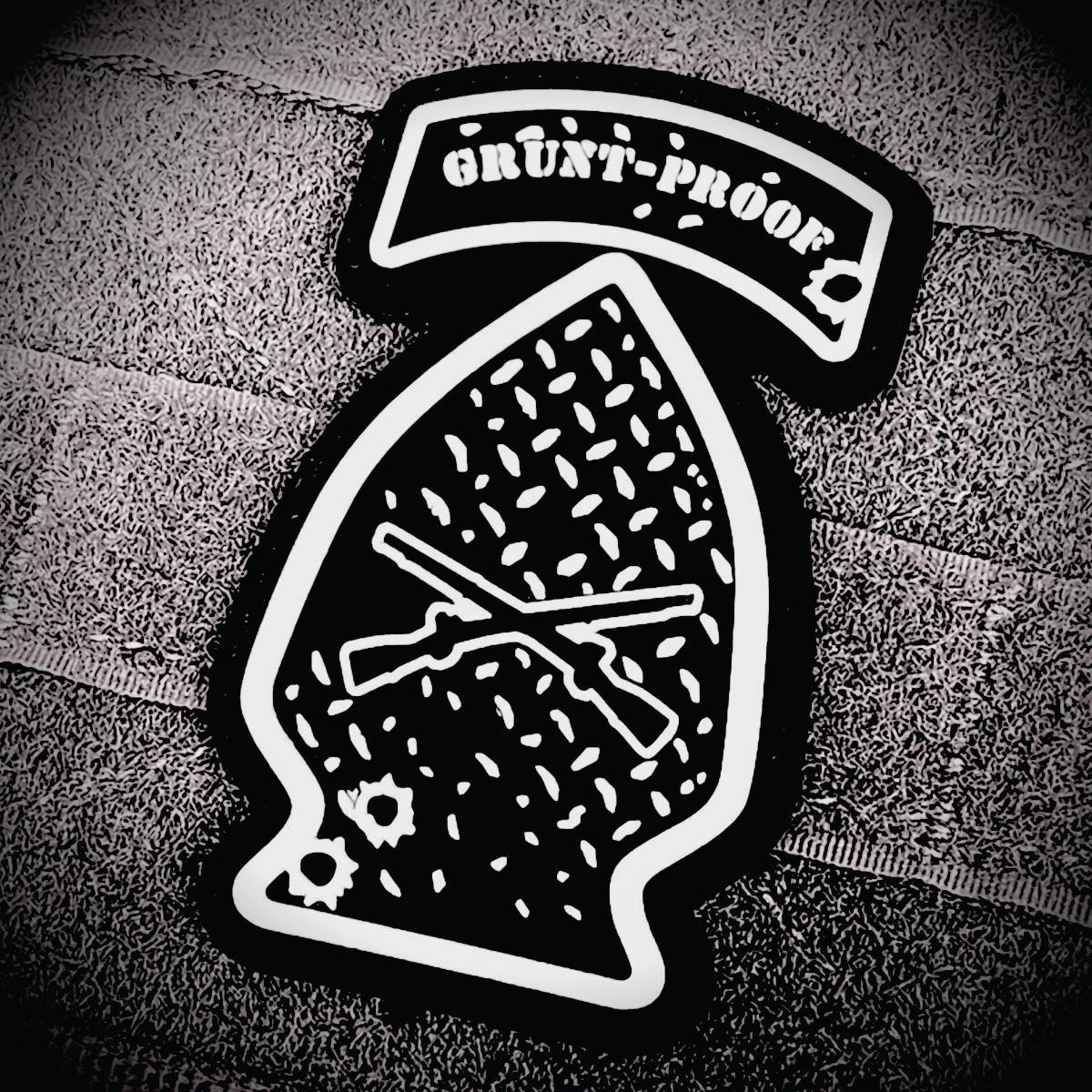 The Official Grunt Proof Merch - 3" inch - Logo PVC Patch