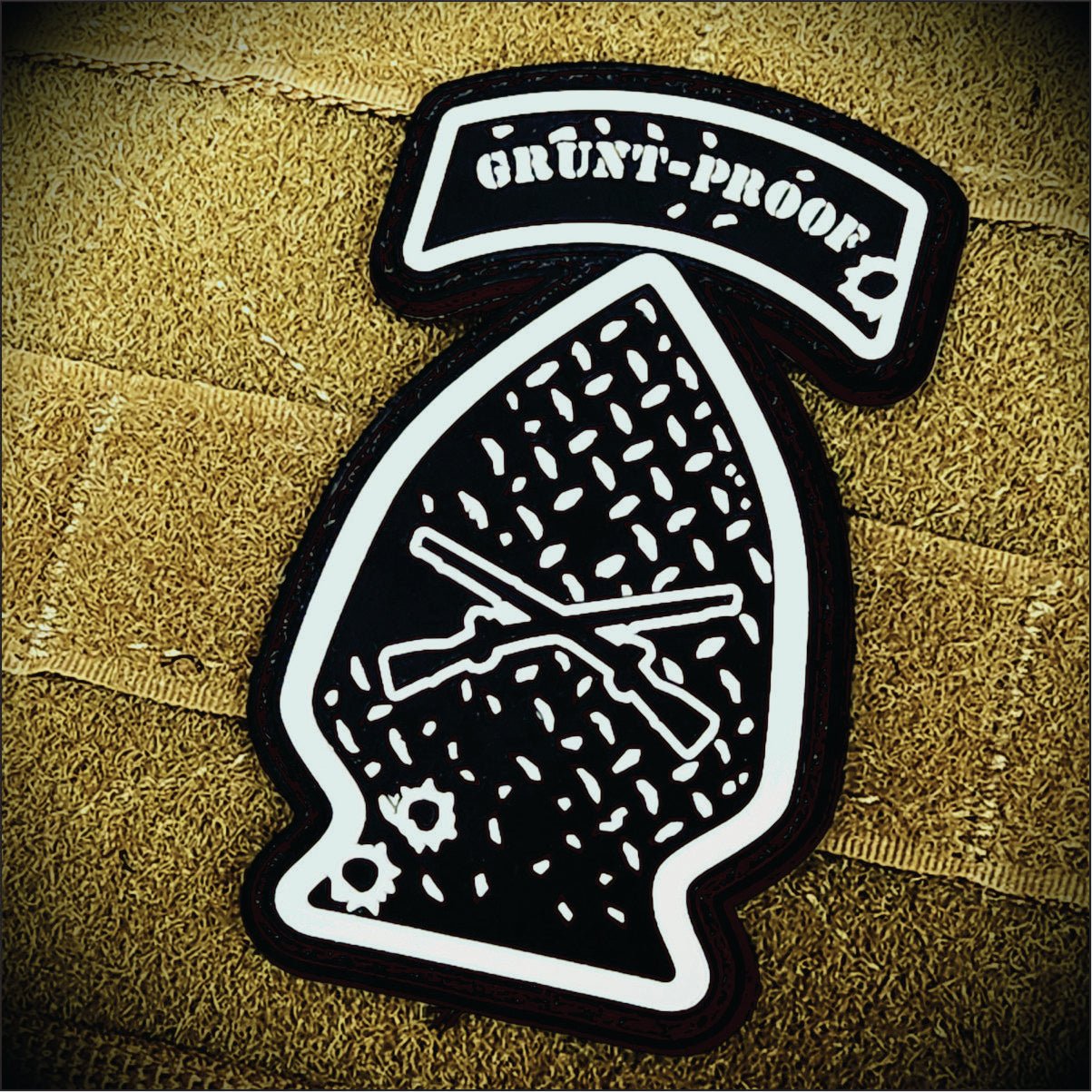 The Official Grunt Proof Merch - 3" inch - Logo PVC Patch