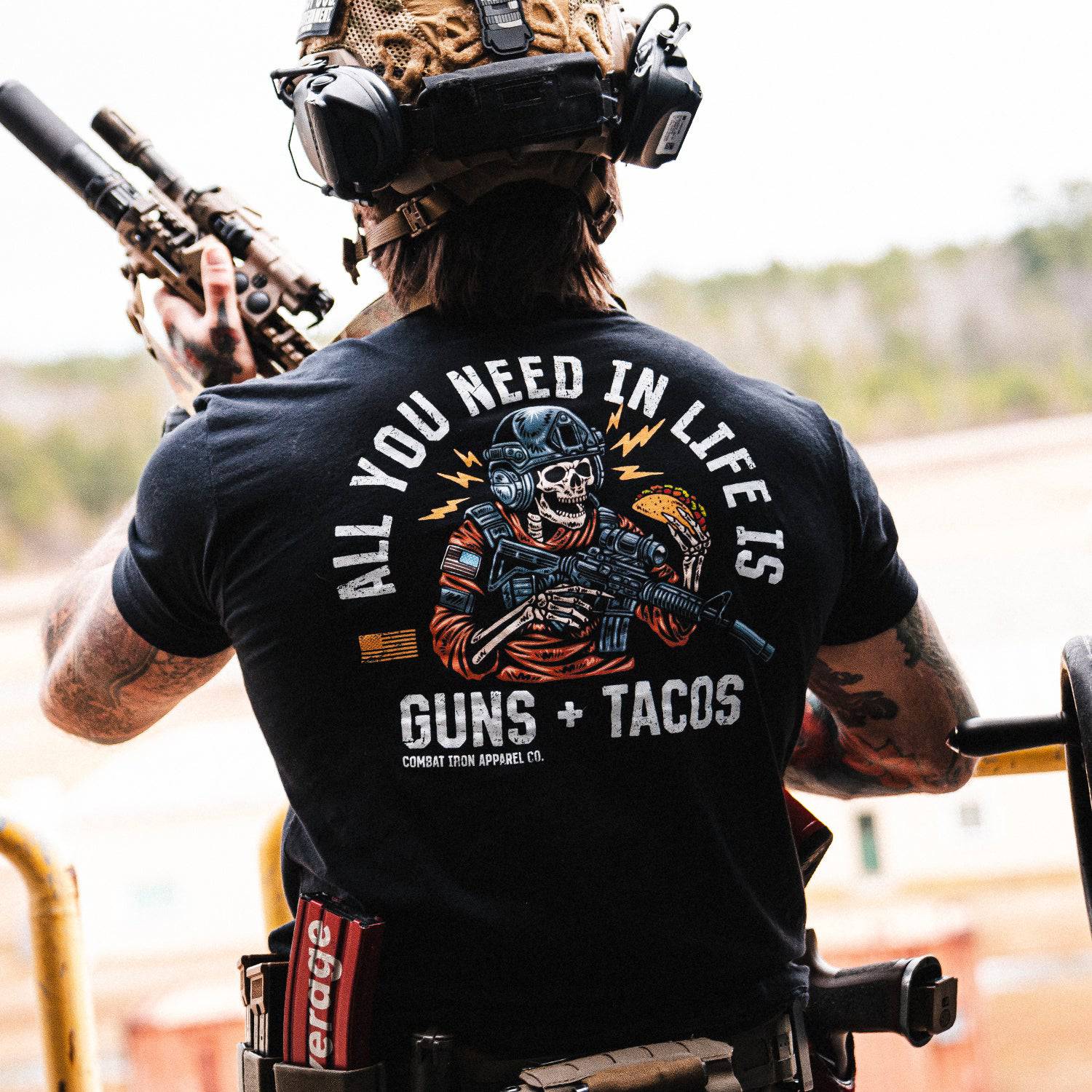 All you need in life is Tacos Men's T-Shirt - Combat Iron Apparel Co.