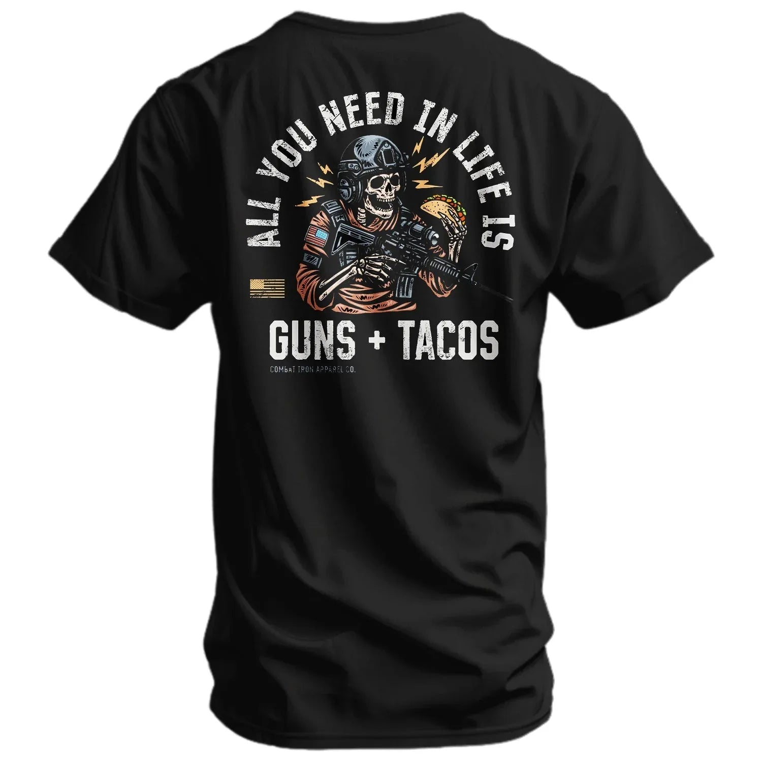 All you need in life is Tacos Men's T-Shirt - Combat Iron Apparel Co.
