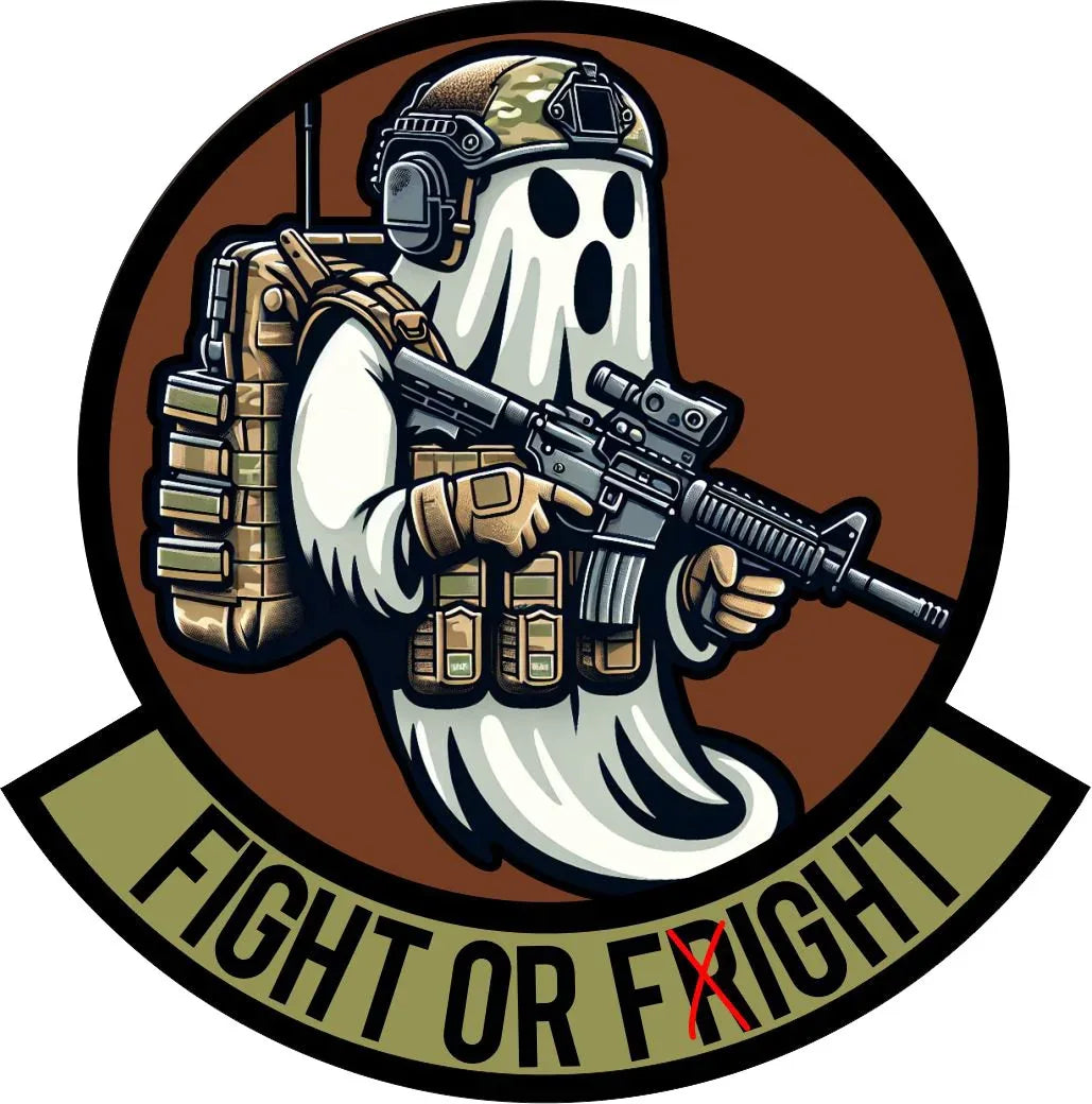 STICKER - October 2024 POTM - Jasper - "Fight or Fright" - 3" Sticker