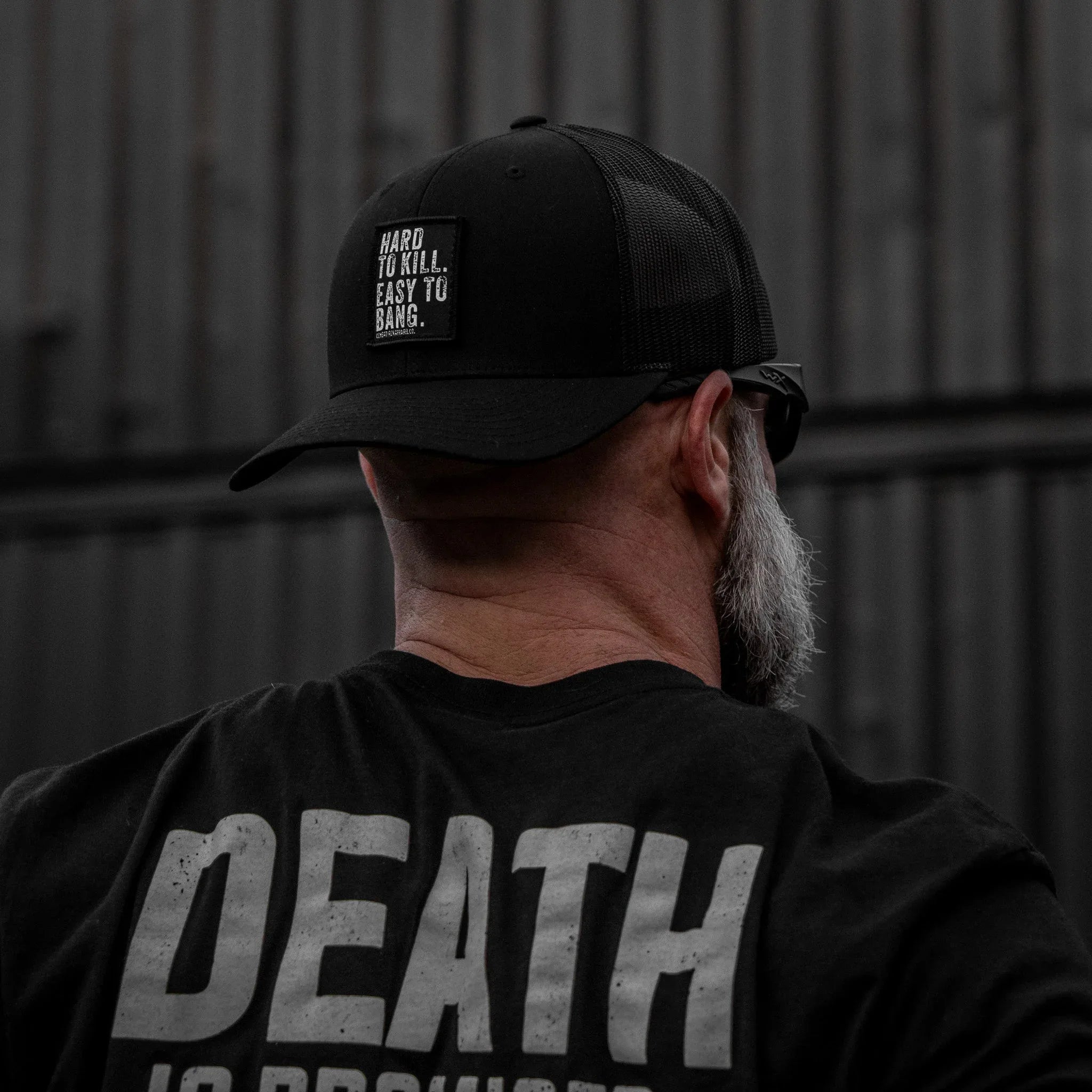 Hard to Kill. Easy to Bang. Patch Snapback Hat - Combat Iron Apparel Co.
