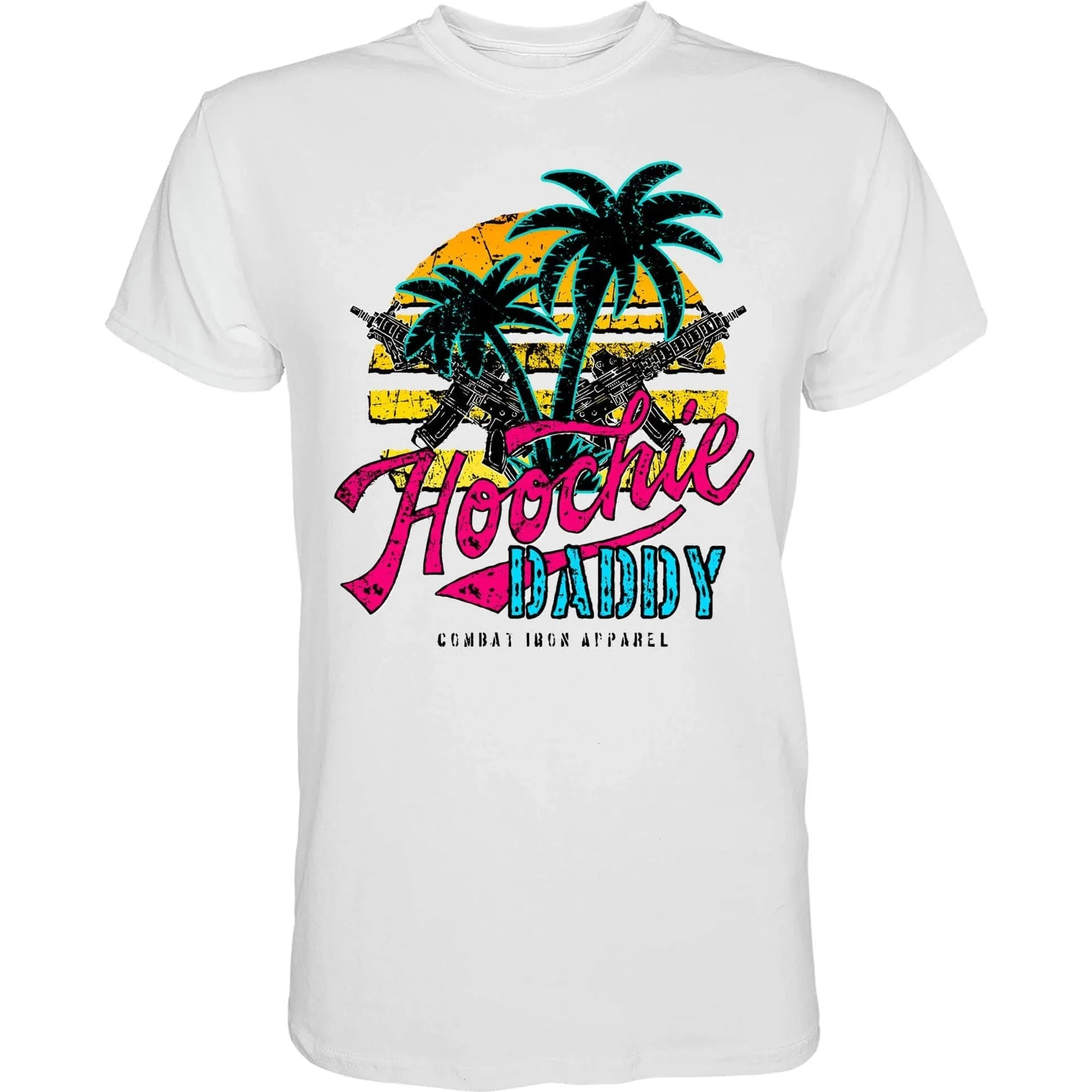 Hoochie Daddy Sunset Men's T-Shirt - Combat Iron Apparel Co.