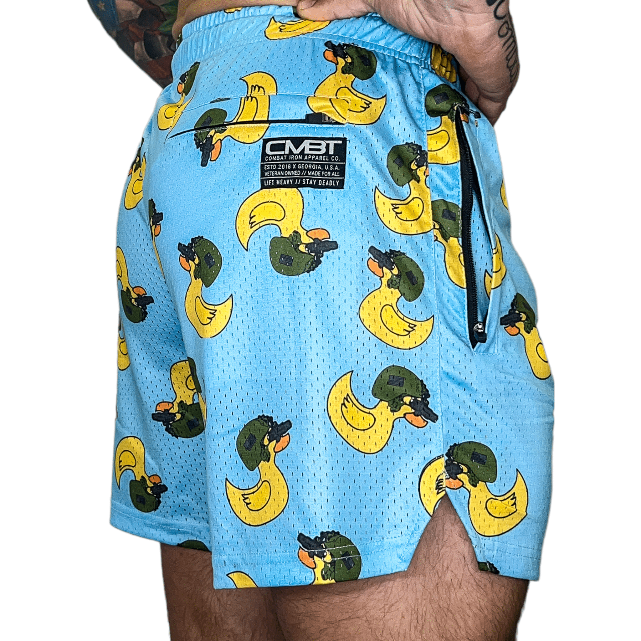 Men's Original Mesh Lifestyle Shorts | 5" - Combat Iron Apparel Co.