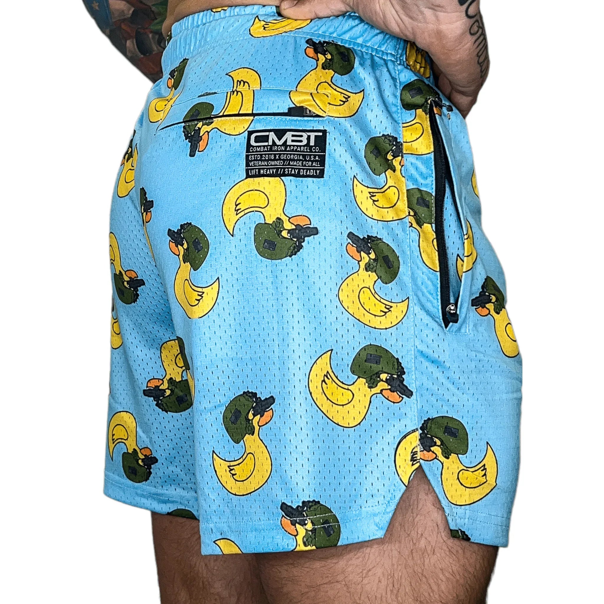 Men's Original Mesh Lifestyle Shorts | 5" - Combat Iron Apparel Co.