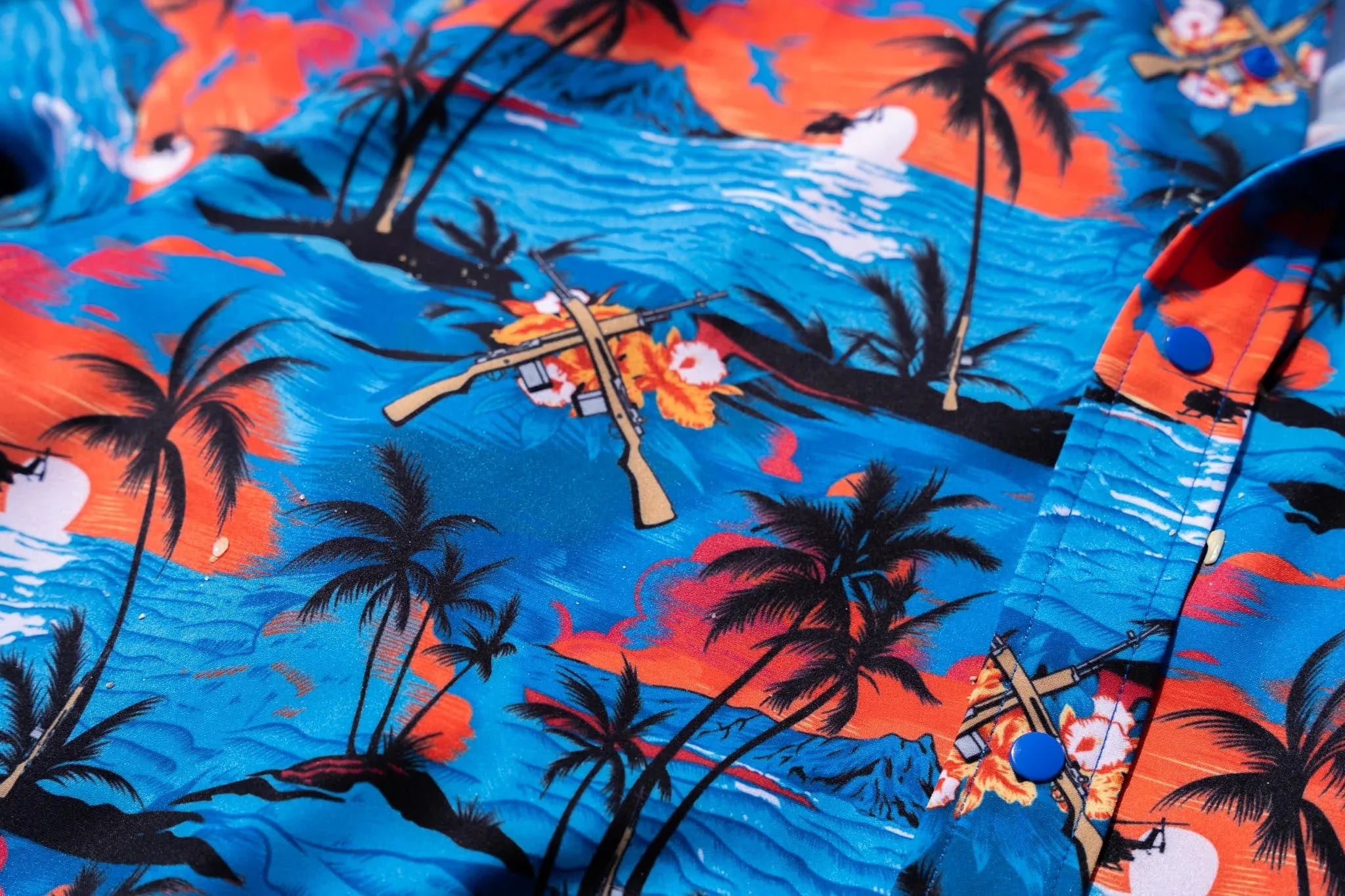 M14's and Beachy Dreams Button-up - Savage Tacticians