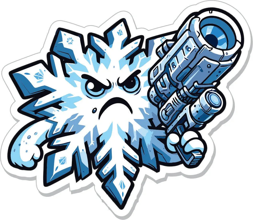 STICKER - January 2025 POTM - 'Mr. Freeze' - 4" Sticker