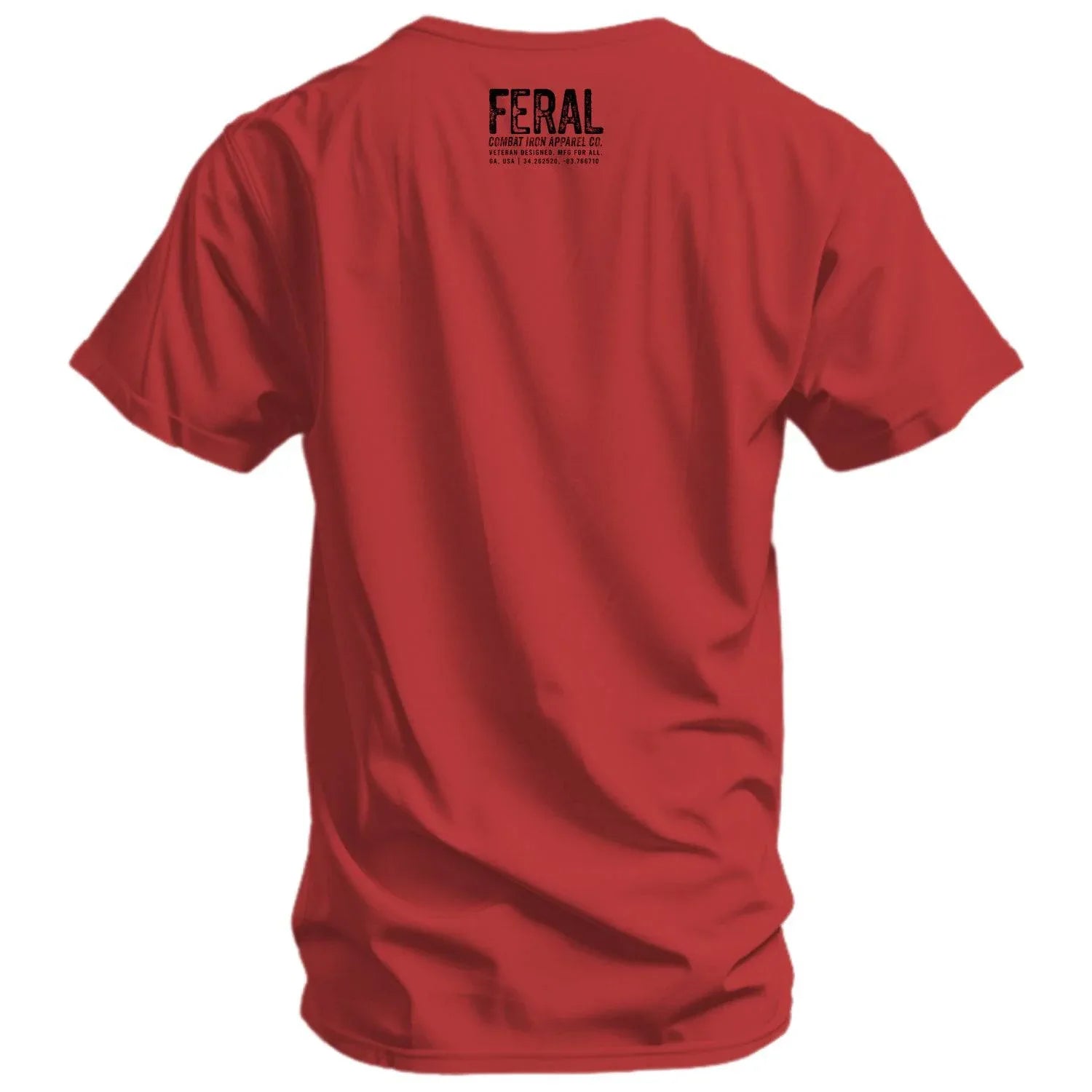 Feral Distressed Men's T-Shirt - Combat Iron Apparel Co.
