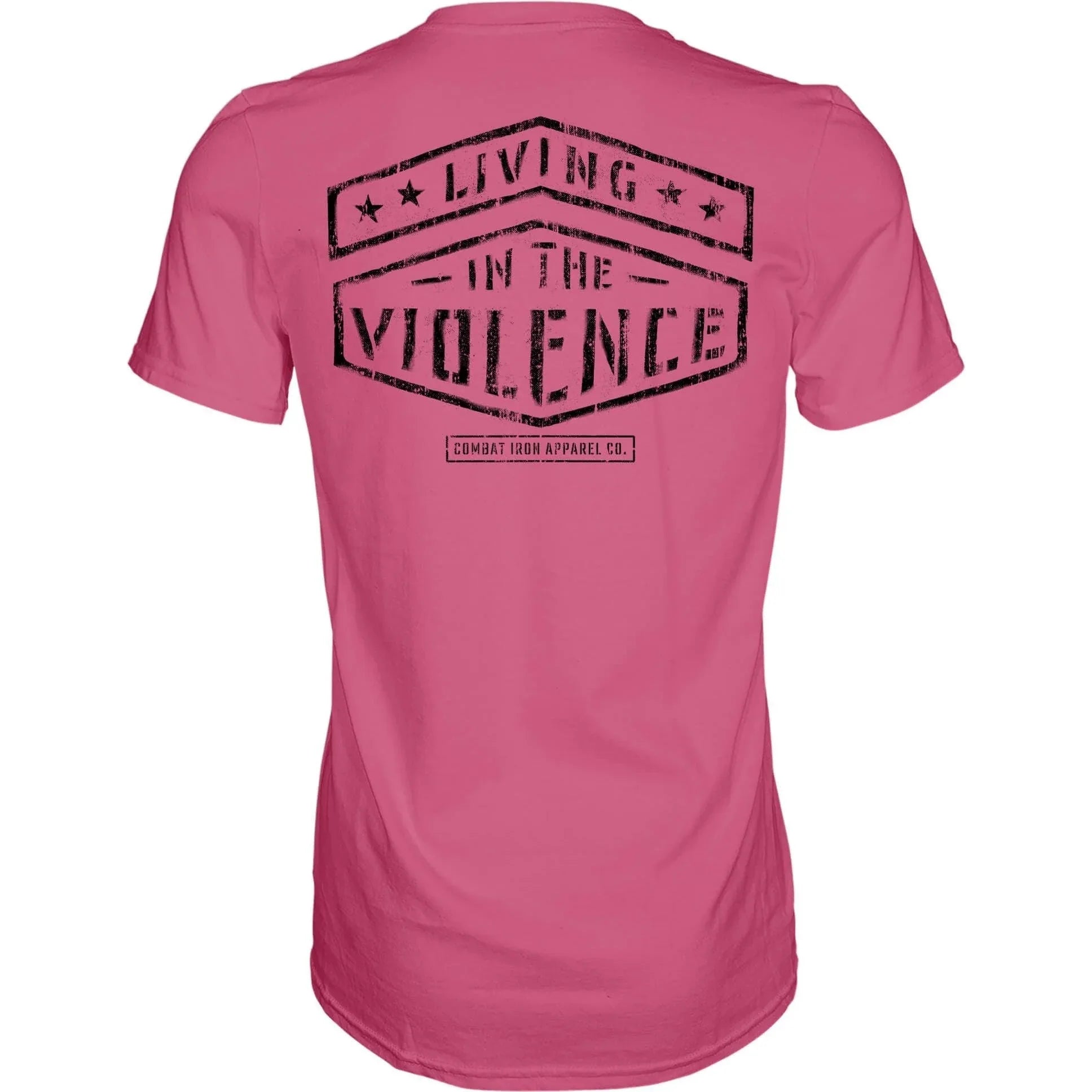 LIVING IN THE VIOLENCE MEN’S T-SHIRT - Combat Iron Apparel Co.