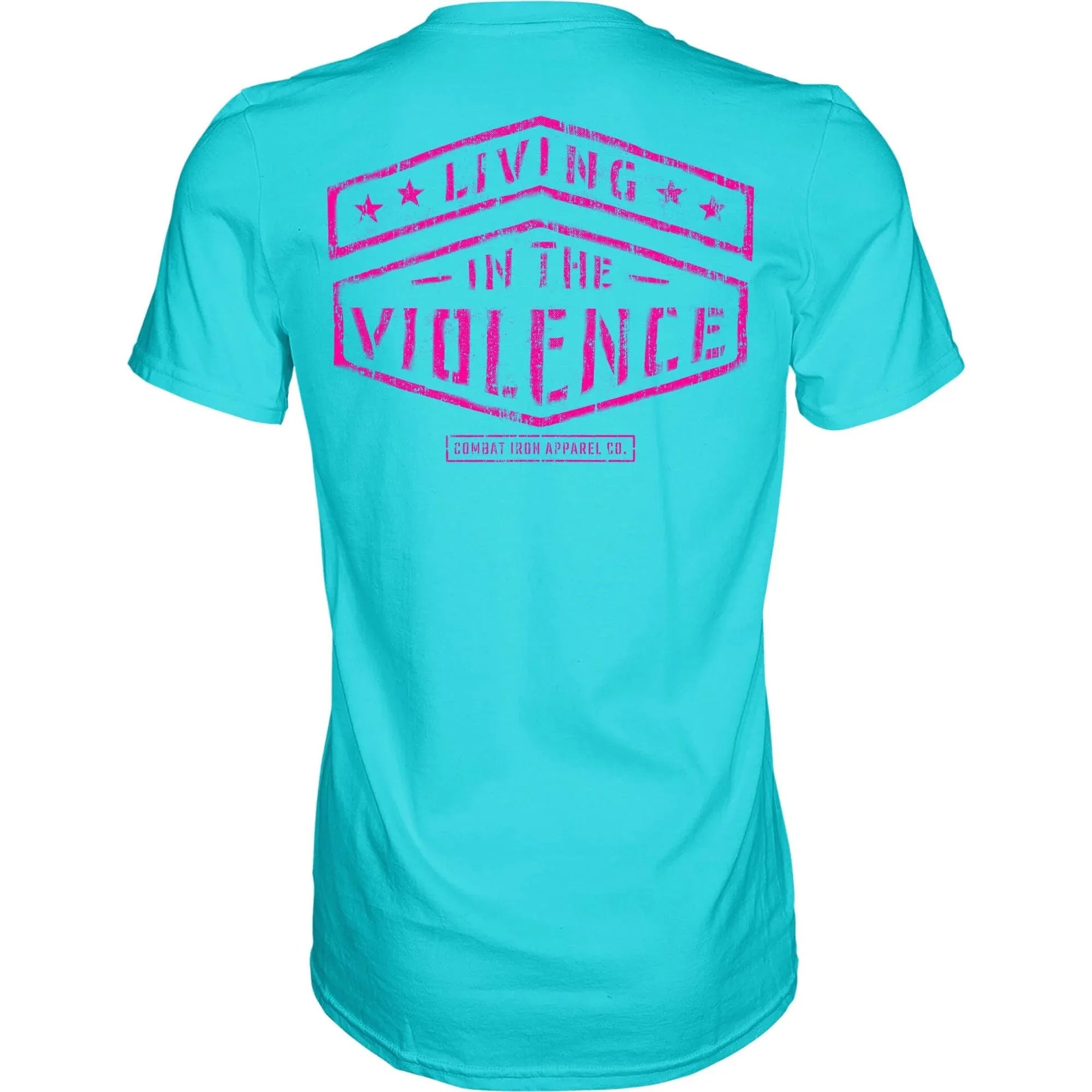 LIVING IN THE VIOLENCE MEN’S T-SHIRT - Combat Iron Apparel Co.