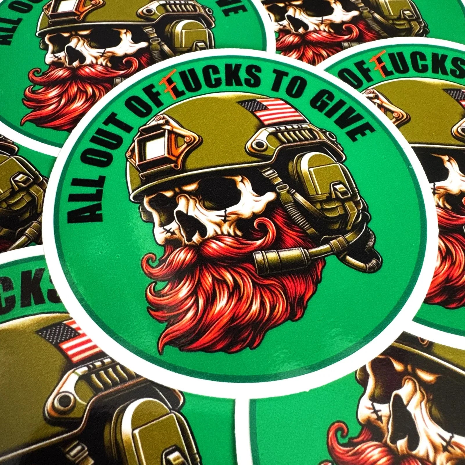 STICKER - March 2025 POTM - All Out Of Fucks to Give - 3.5" Sticker