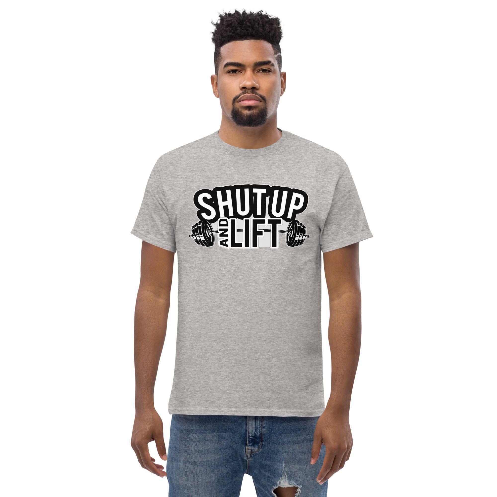 Tactical Gear Junkie Sport Grey / S Shut Up and Lift - Unisex T-shirt