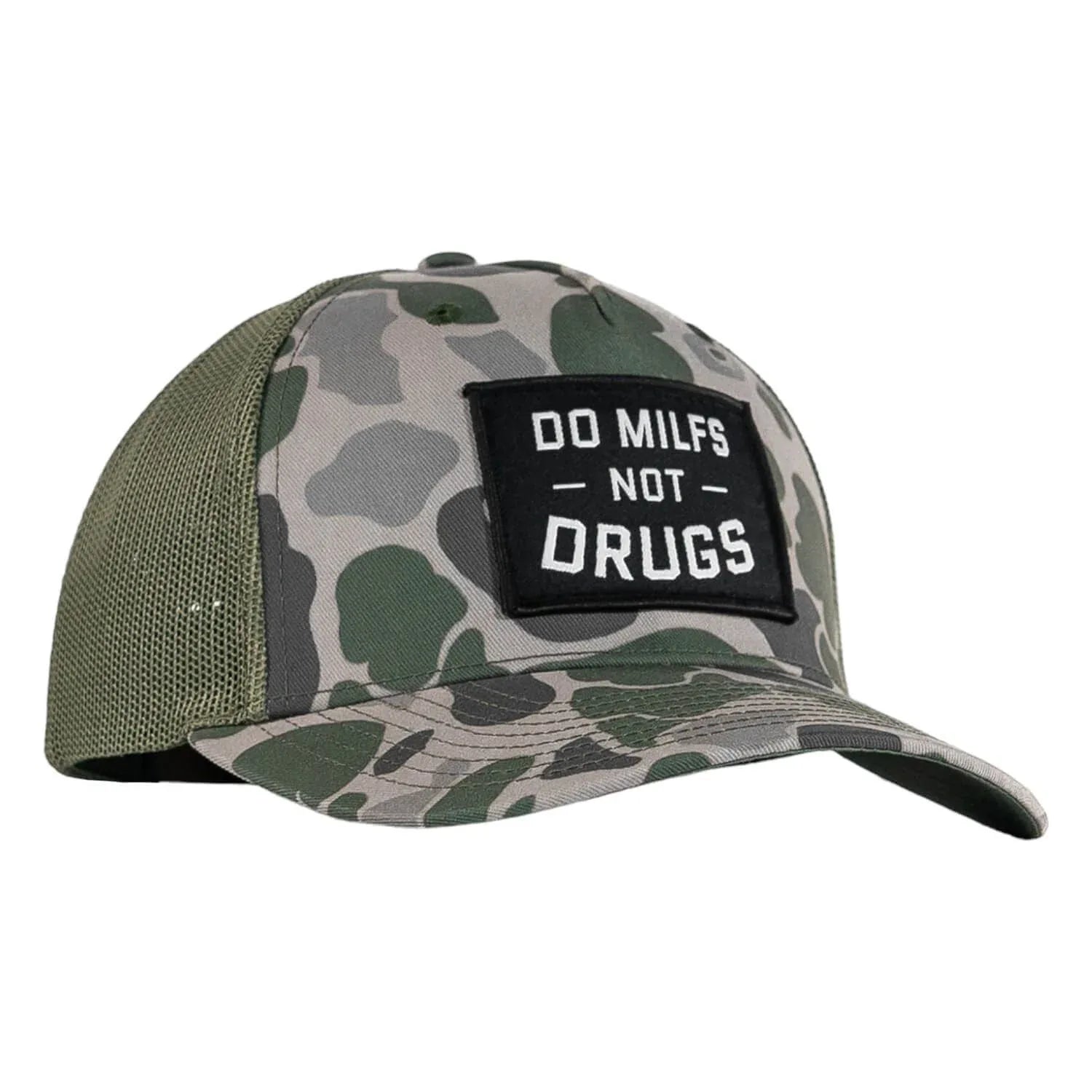 Do Milfs. Not Drugs. Patch Snapback HAT - Combat Iron Apparel Co.