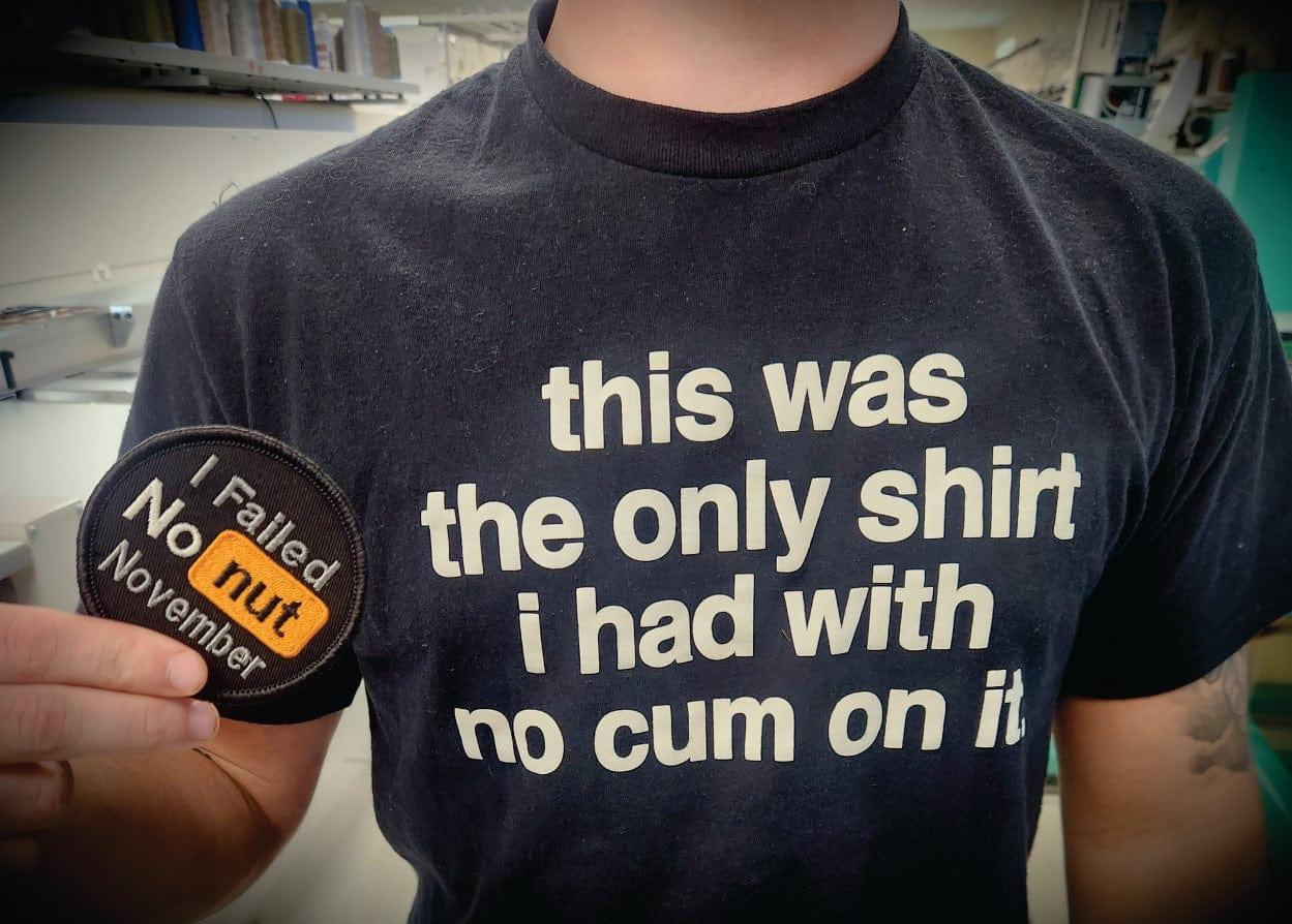 Tactical Gear Junkie Patches Black No Nut November - 3 inch round Patch