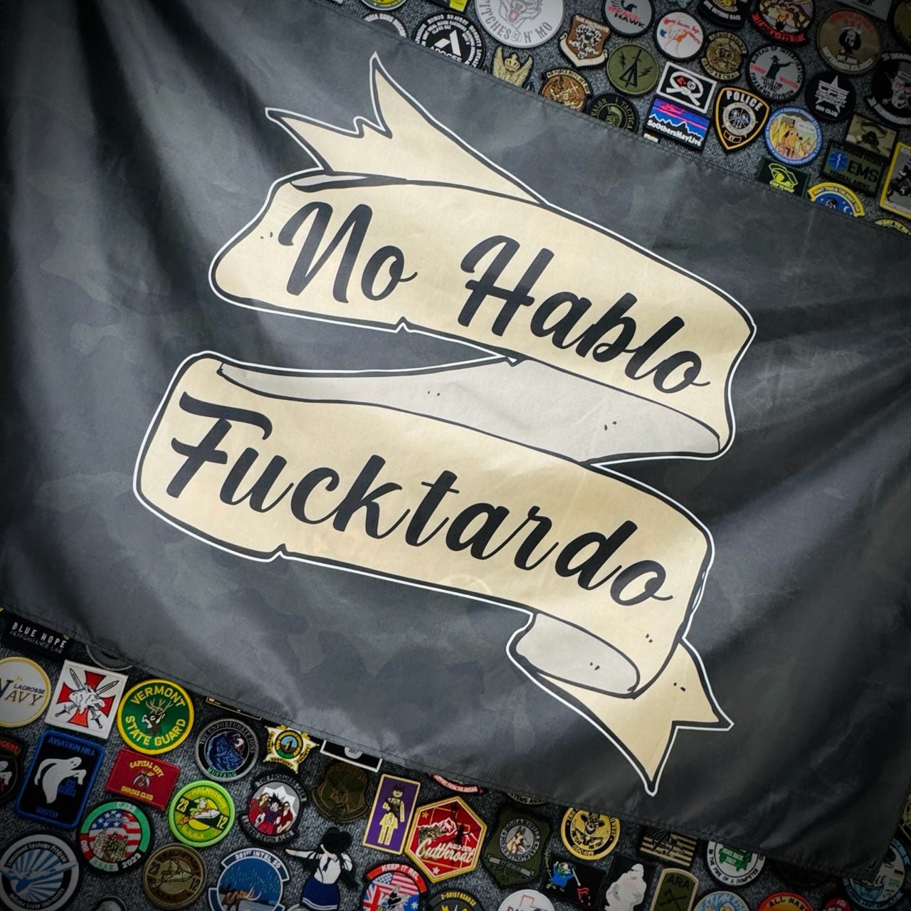 No Hablo Fucktardo - 3'x5' - Wall Banner