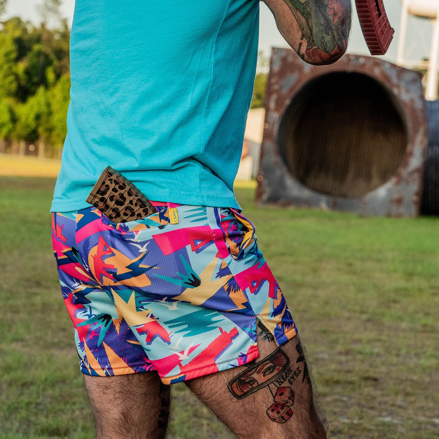 Men's Mesh Hoochie Daddy Shorts | 5" - Combat Iron Apparel Co.