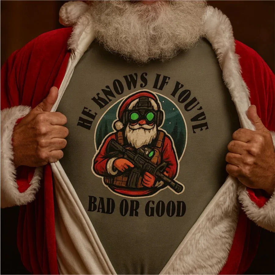 December 2025 POTM - He Knows If You've Been Bad Or Good - Unisex t-shirt
