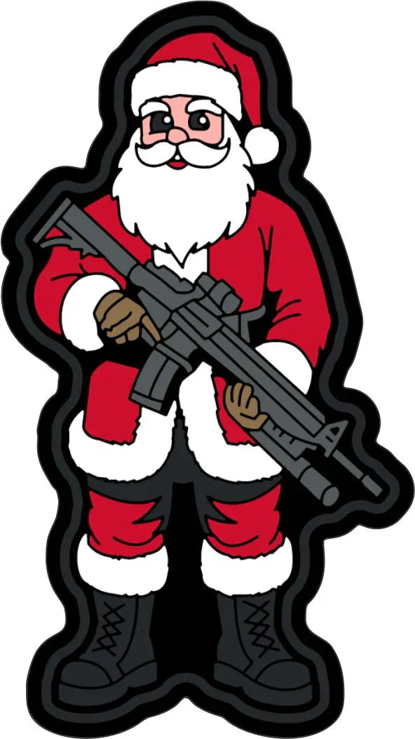STICKER - Rudolph's Favorite Fat Guy: Santa - 3.5"