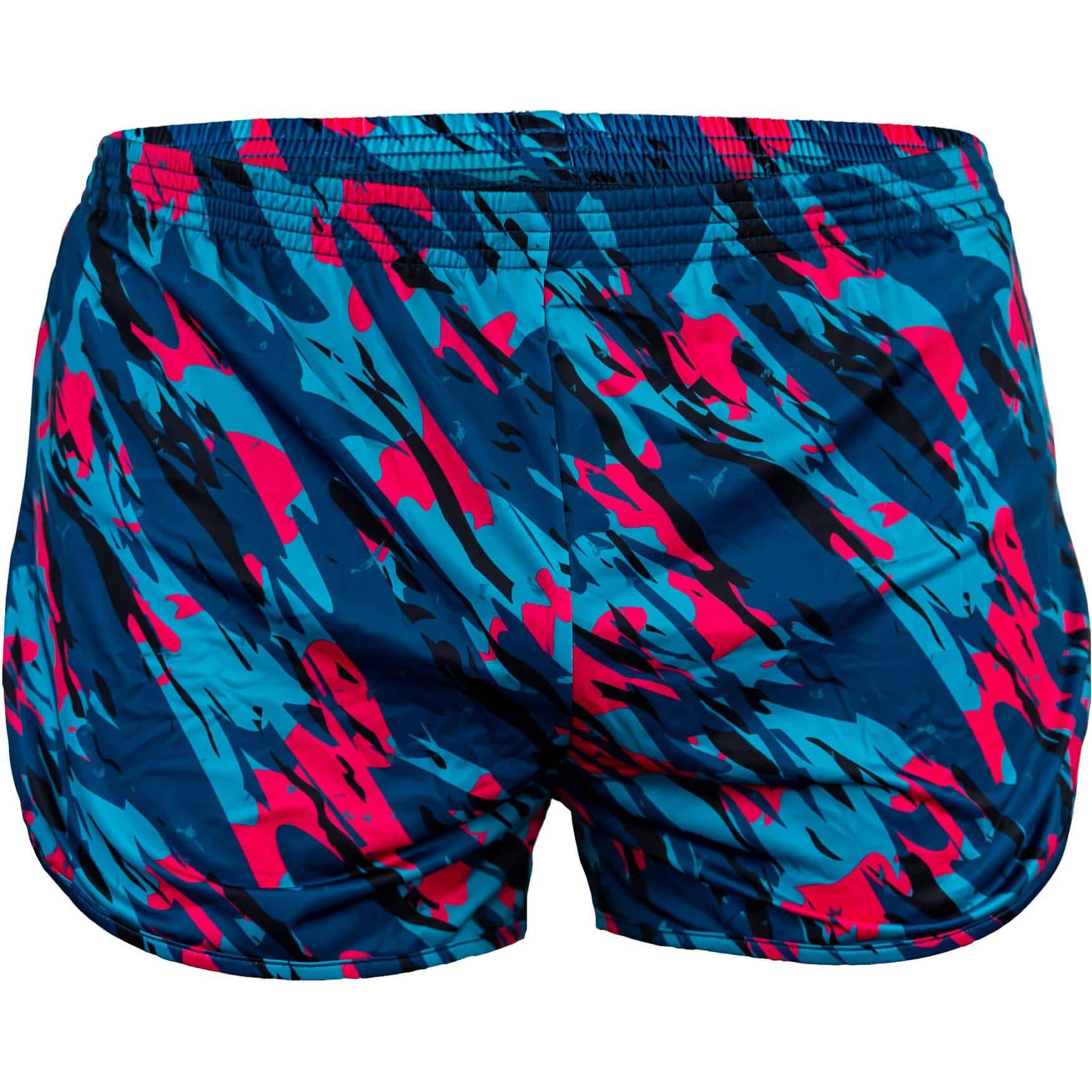 Retro Tiger Striped Camo Ranger Panty Training Shorts | 2.5" - Combat Iron Apparel Co.