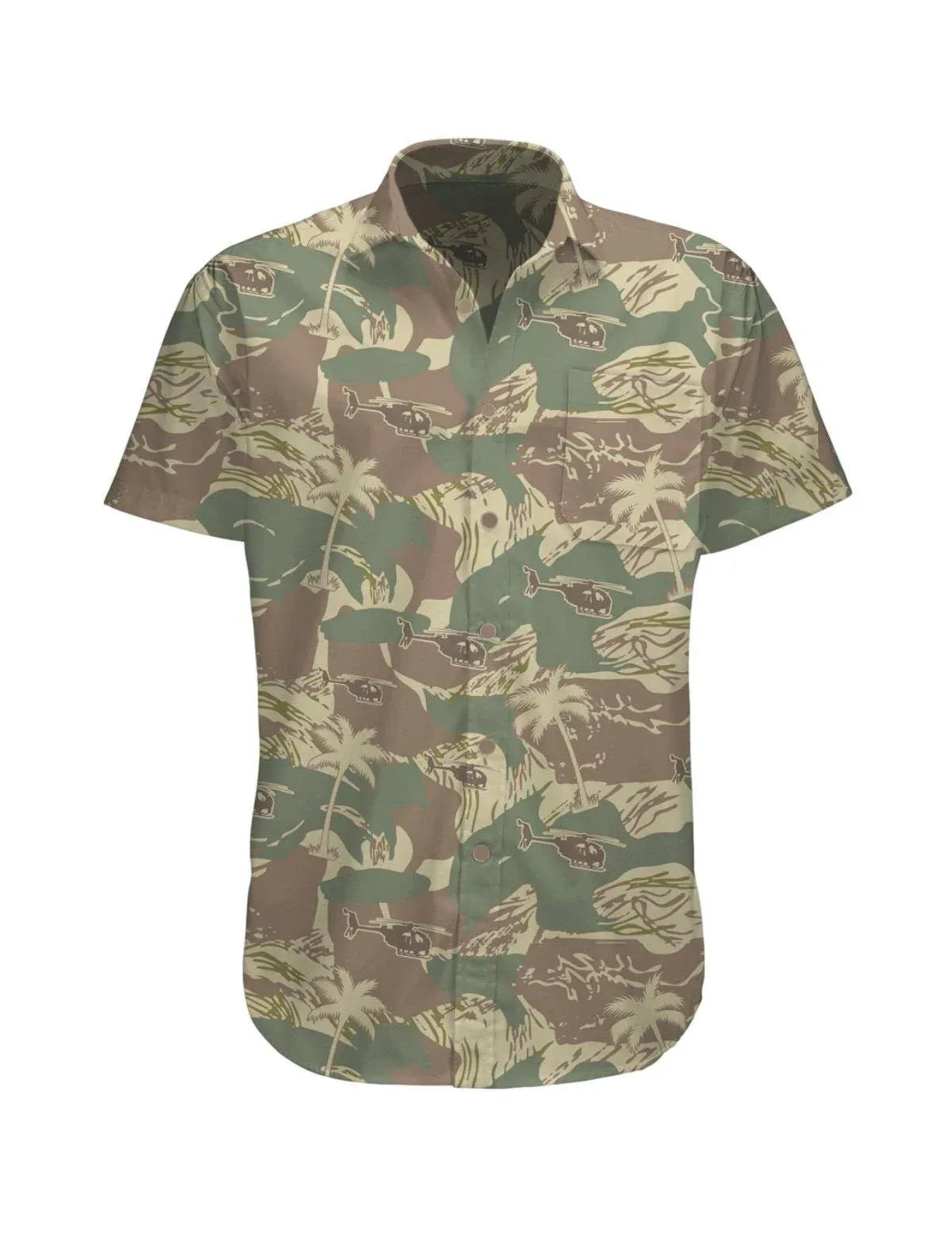 Brushstroke Button-up - Savage Tacticians