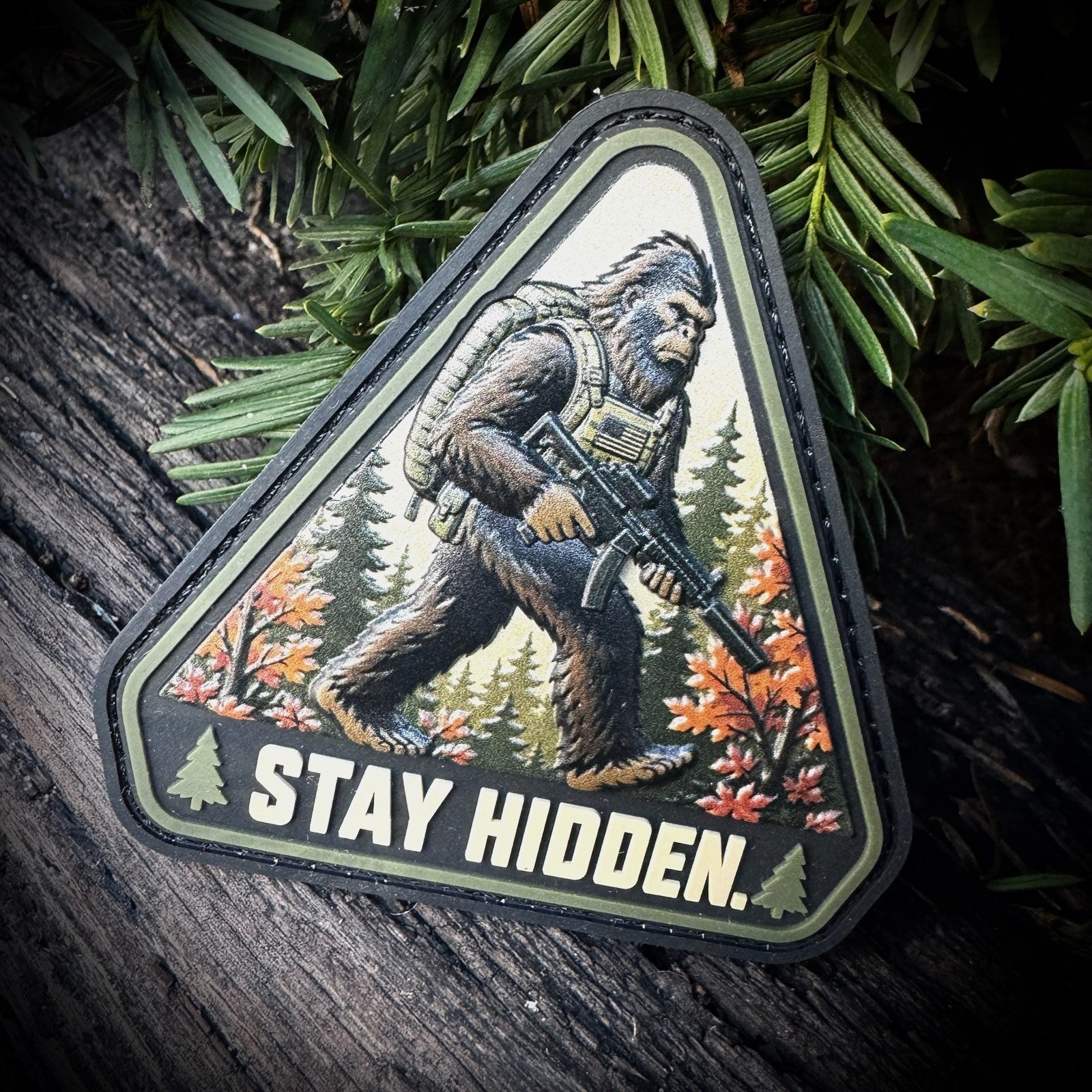 September 2026 POTM - Bigfoot - Stay Hidden - 3.75" - PVC Patch