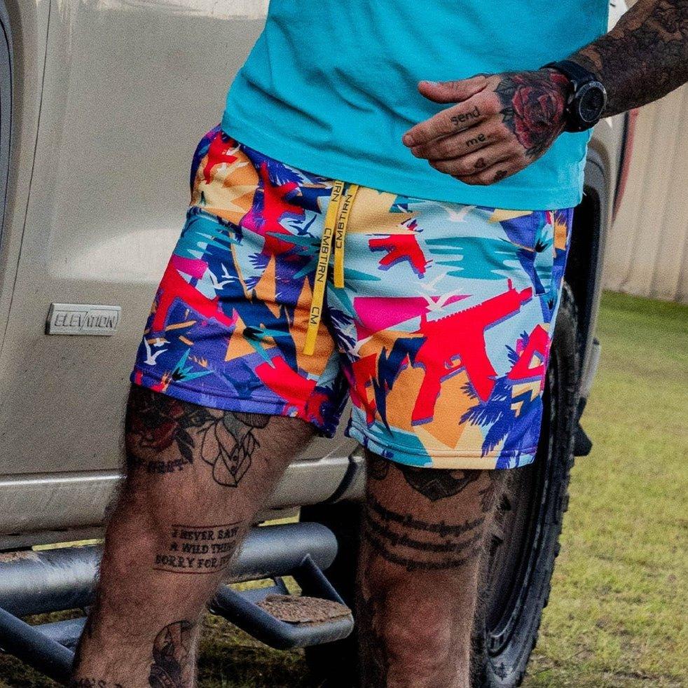 Men's Mesh Hoochie Daddy Shorts | 5" - Combat Iron Apparel Co.