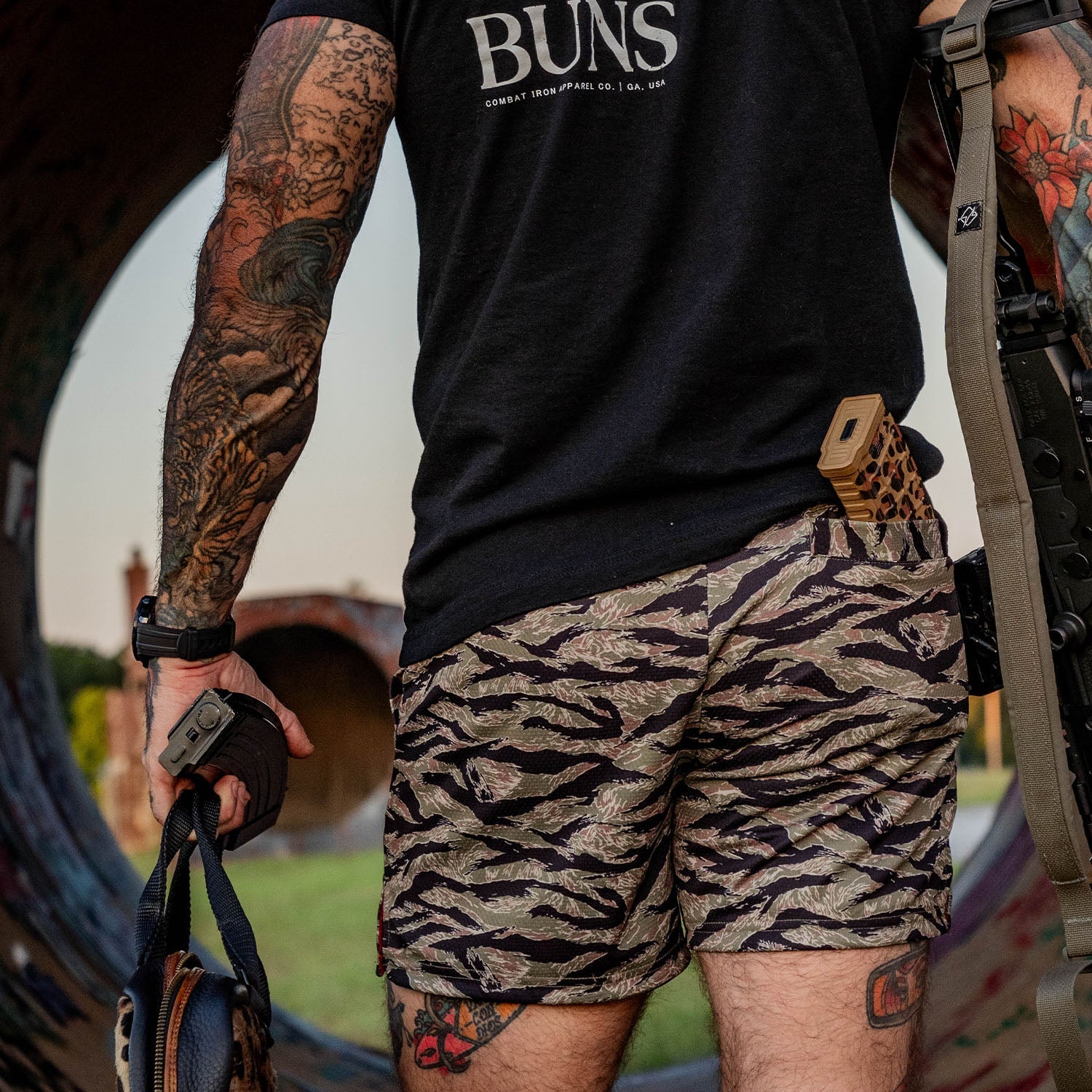 Men's Mesh Hoochie Daddy Shorts | 5" - Combat Iron Apparel Co.