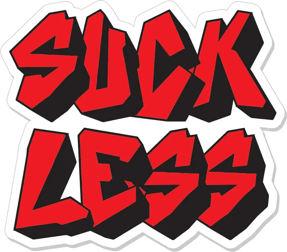 Tactical Gear Junkie Stickers Red Suck Less - Sticker