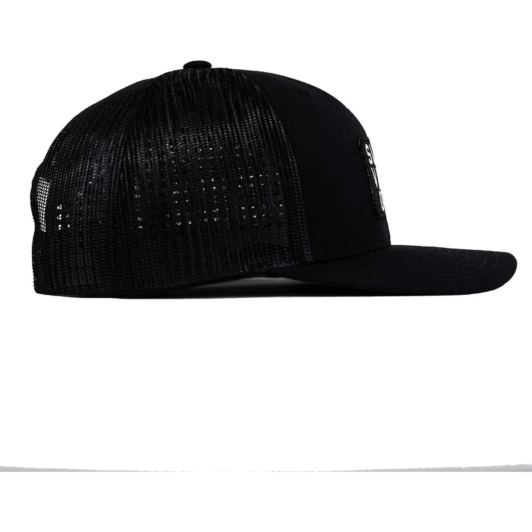 Support Veteran Owned Patch Mid-Profile Mesh Snapback - Combat Iron Apparel Co.