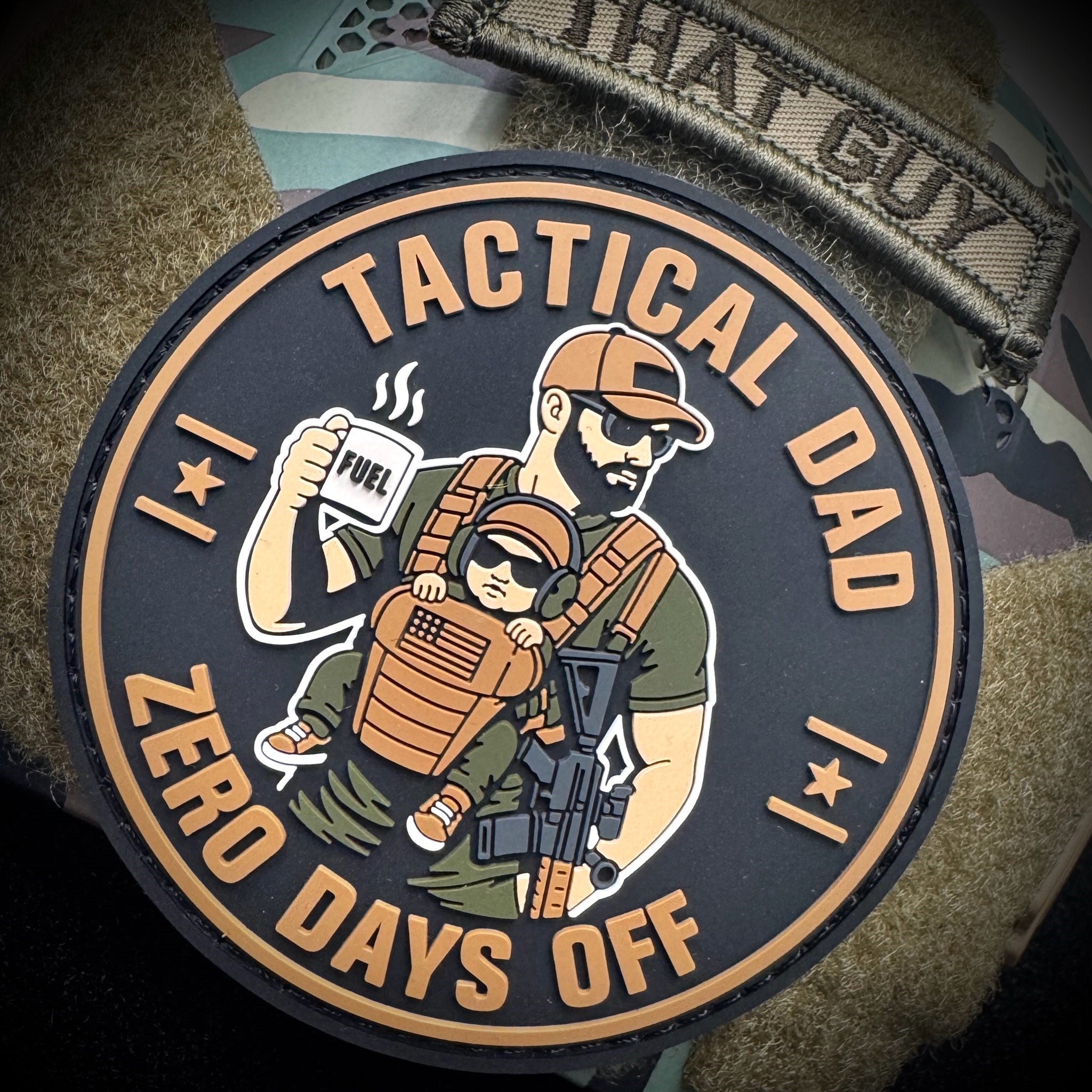 Tactical Dad - Zero Days Off - 3.5" PVC Patch