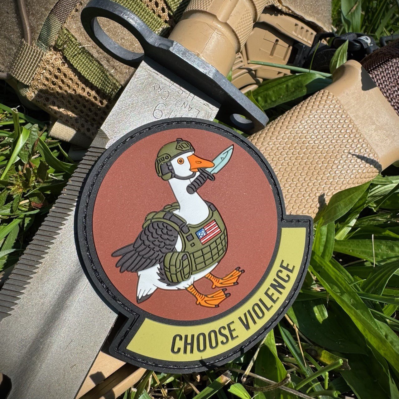 Tactical Goose - Choose Violence - OCP 3.5" PVC Patch