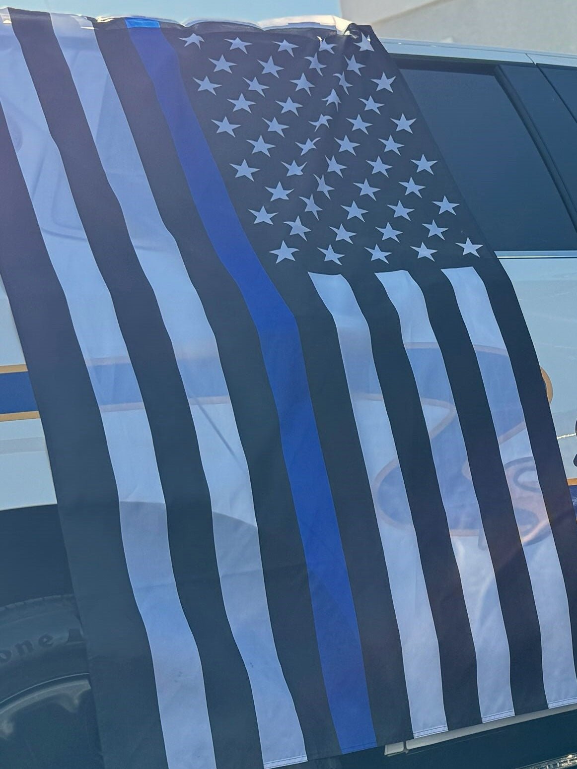 Thin Blue Line US Flag - 3'x5' - Wall Flag