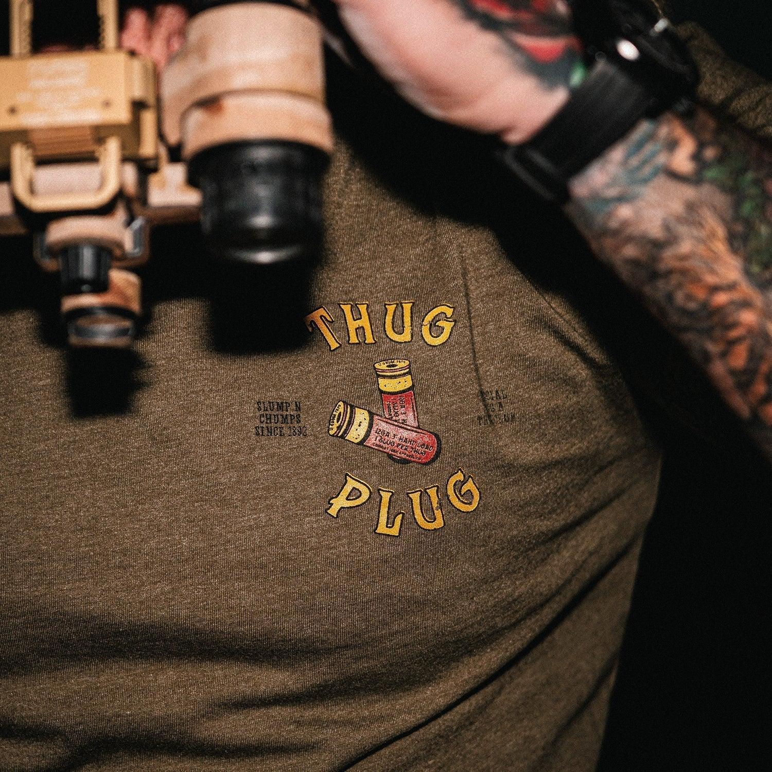 Thug Plug: Official Plug A Thug Men's T-Shirt - Combat Iron Apparel Co.