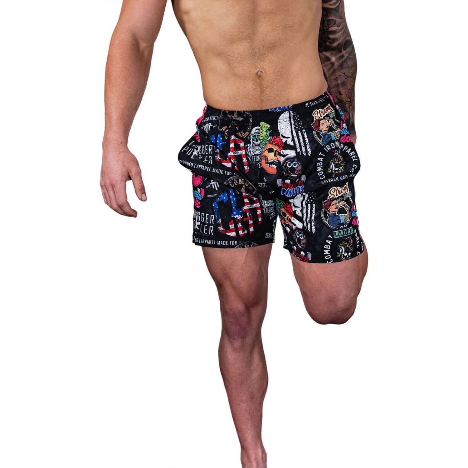 Men's V3 Performance Training Shorts | 5.5" - Combat Iron Apparel Co.
