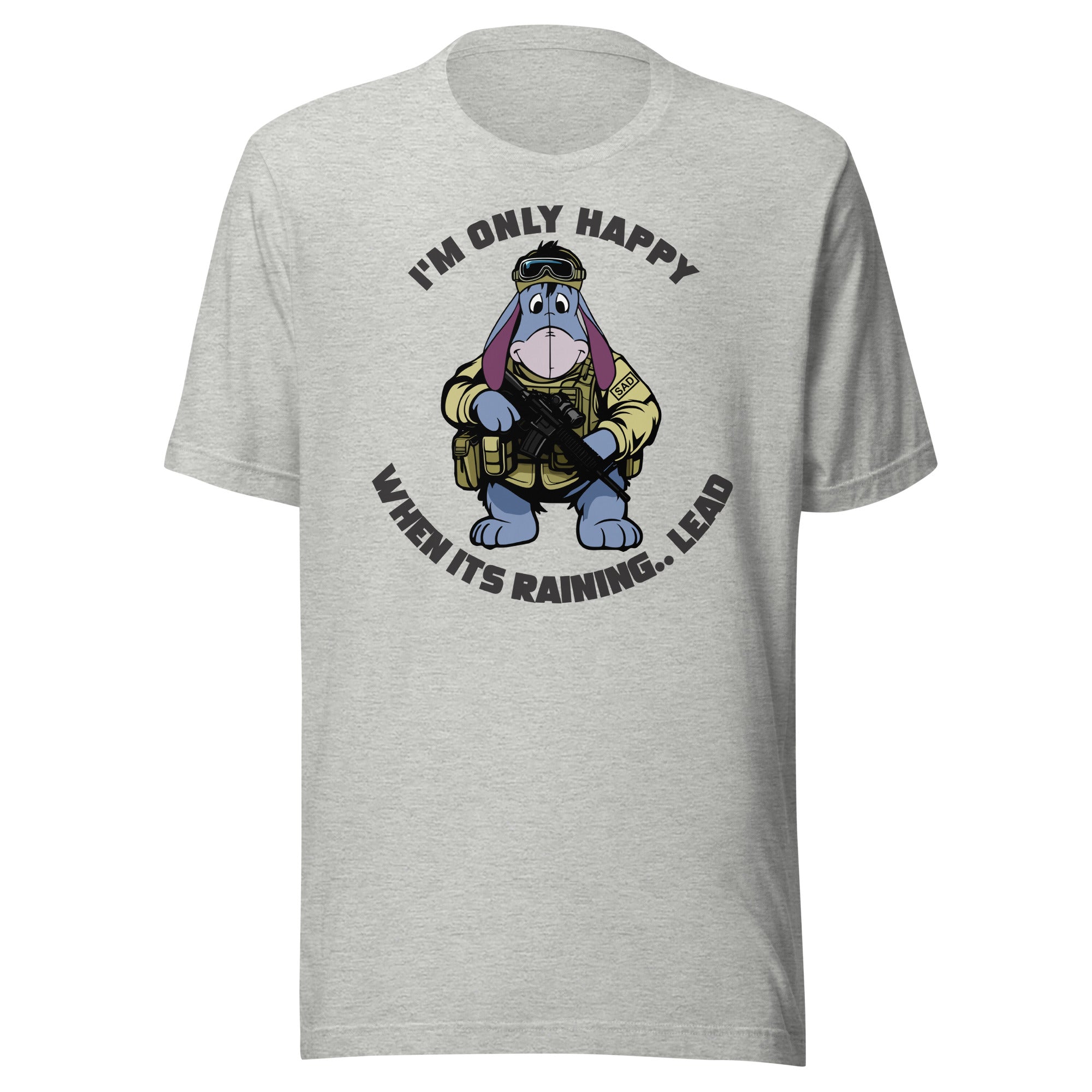 Tactical Eeyore AR - Raining Lead - Unisex t-shirt