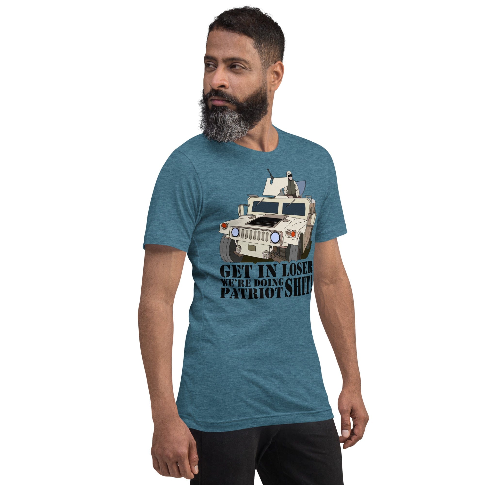 Tactical Gear Junkie Get in loser we're doing patriot shit Unisex t-shirt