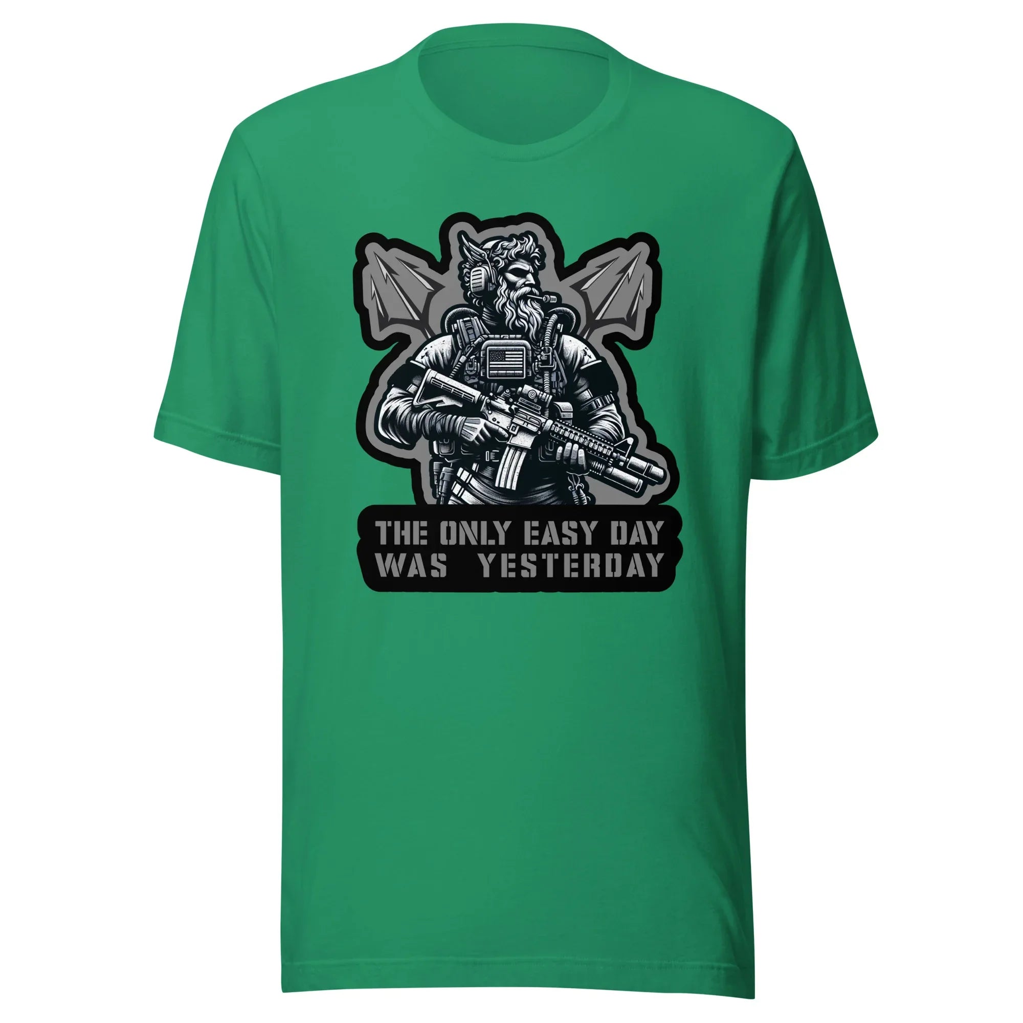 Tactical Navy Seal Triton - The Only Easy Day Was Yesterday - Unisex t-shirt Poseidon