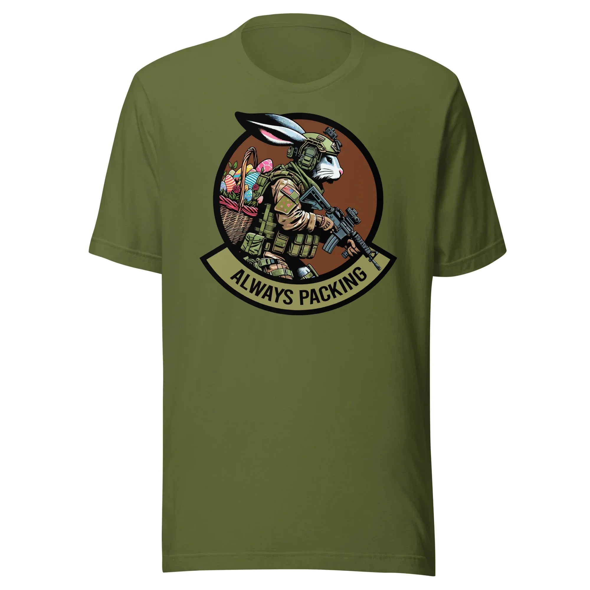 Tactical Easter Bunny Always Packing - April 2024 POTM - Unisex T-Shirt Bad Bunny Collection