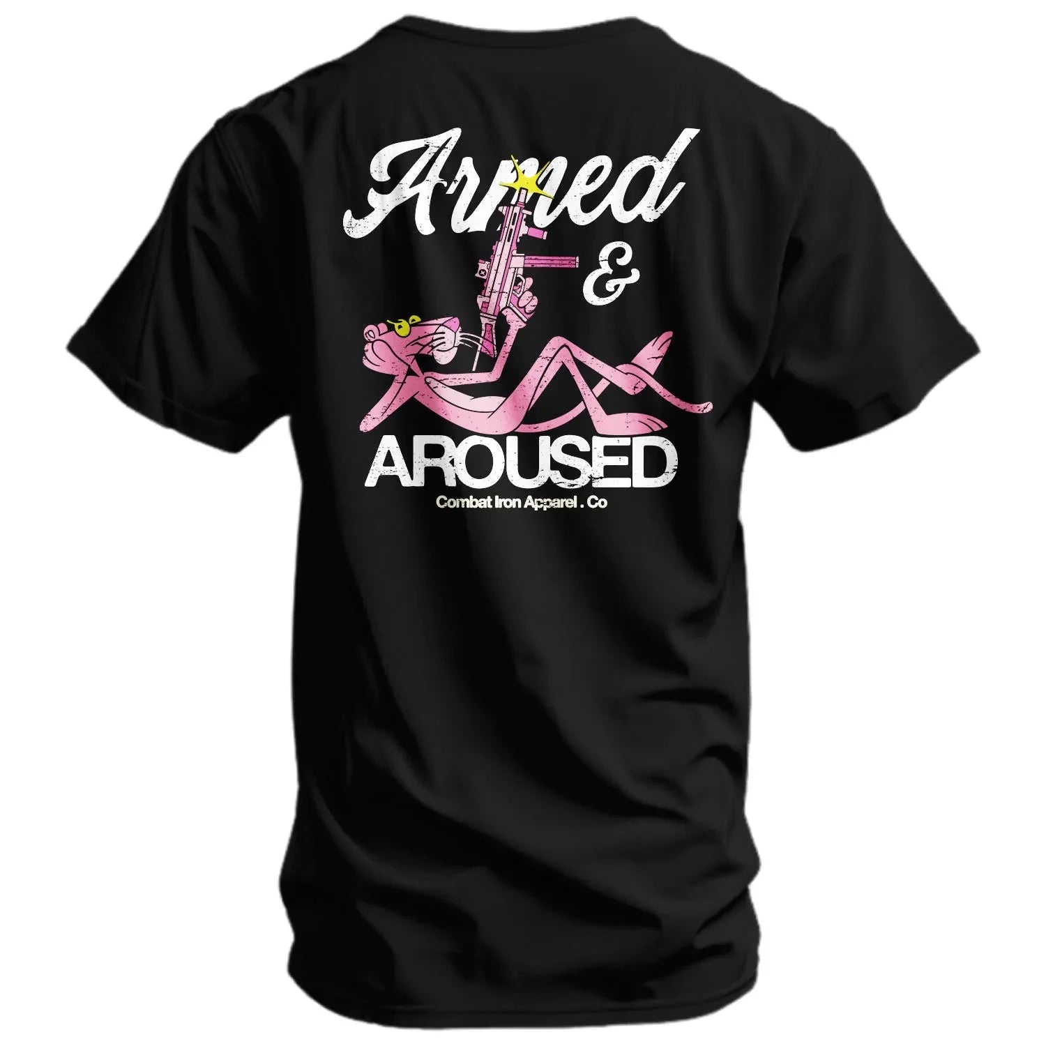 Armed and Aroused Men's T-Shirt - Combat Iron Apparel Co.
