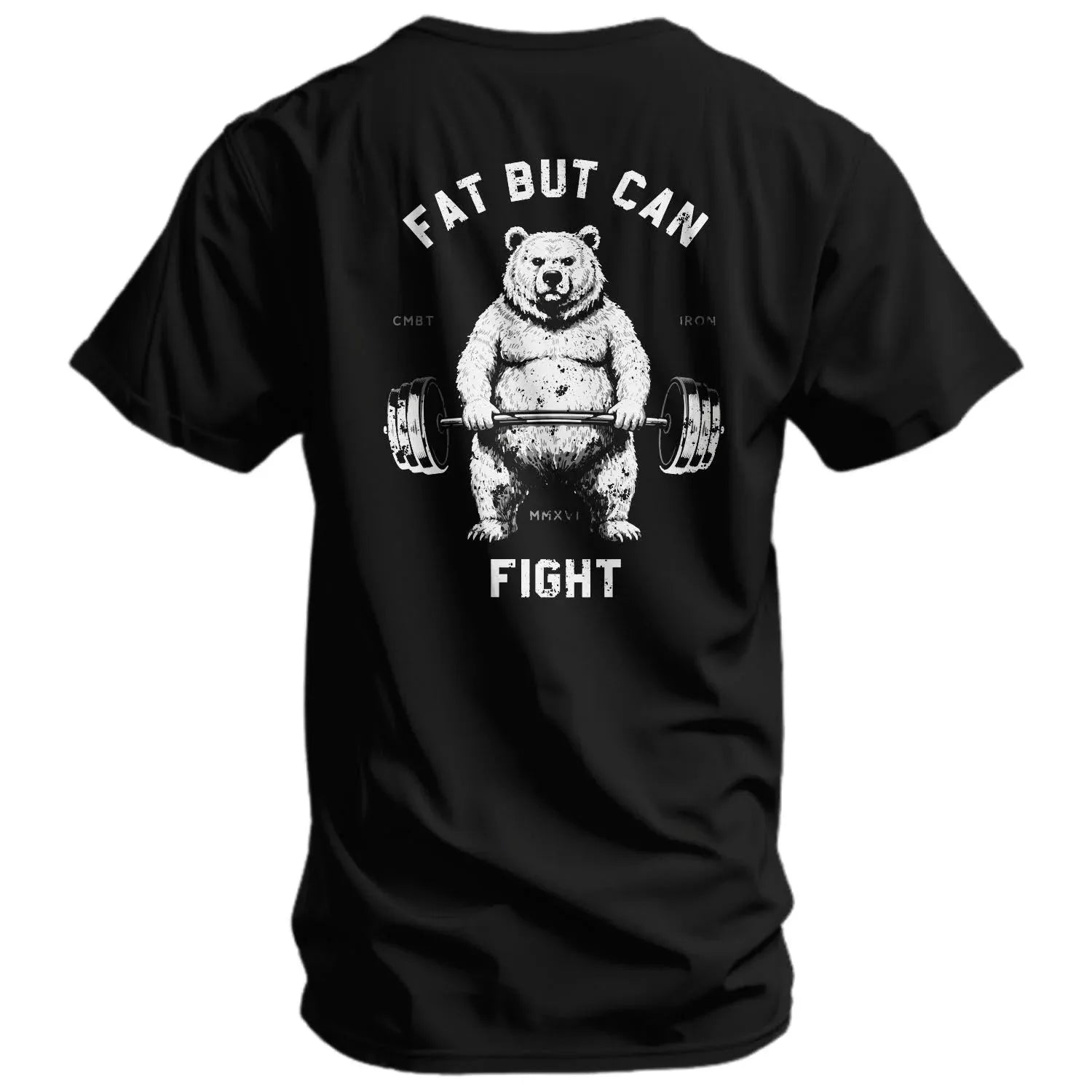 Fat But Can Fight Men's T-Shirt - Combat Iron Apparel Co.
