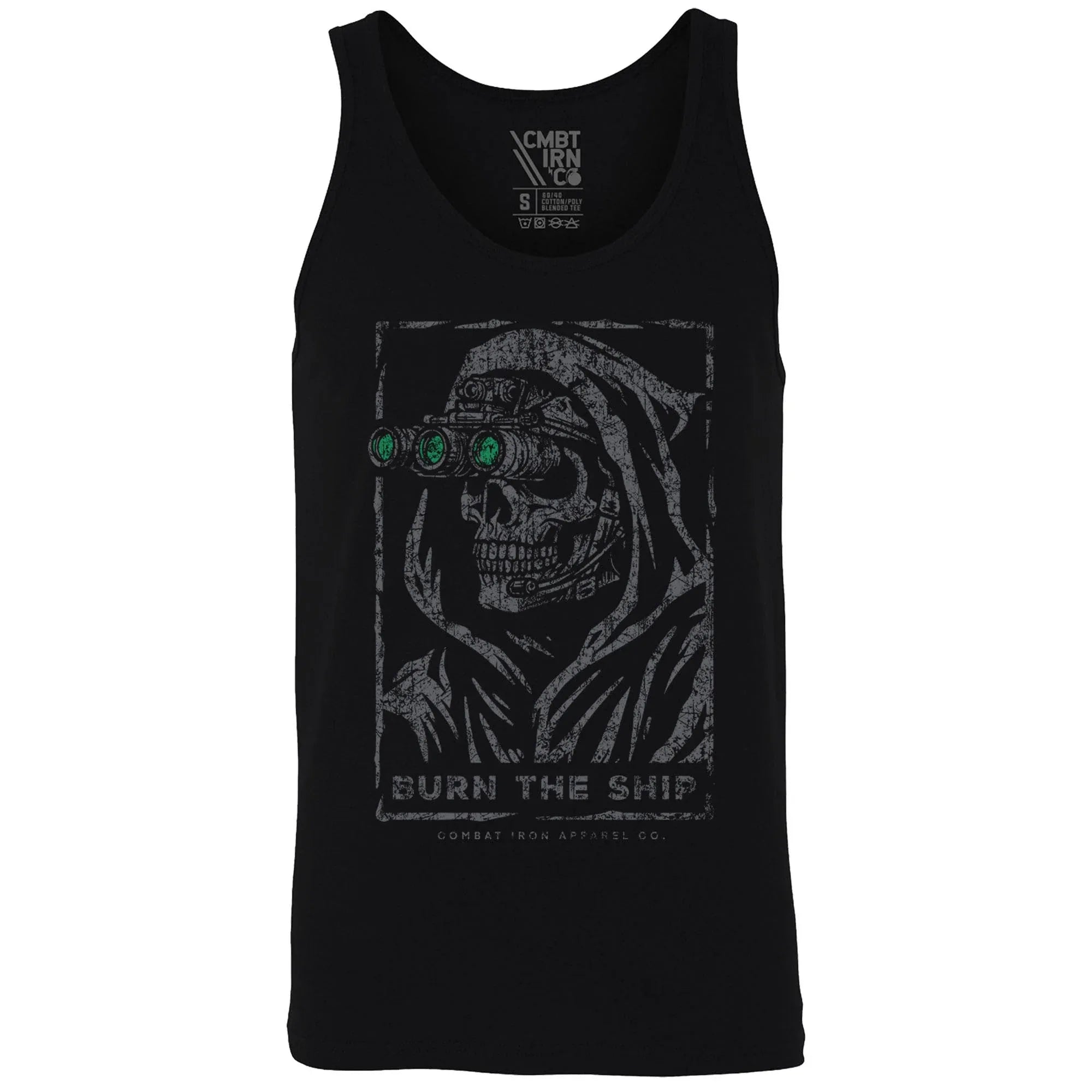 Burn The Ship Men's Tank - Combat Iron Apparel Co.
