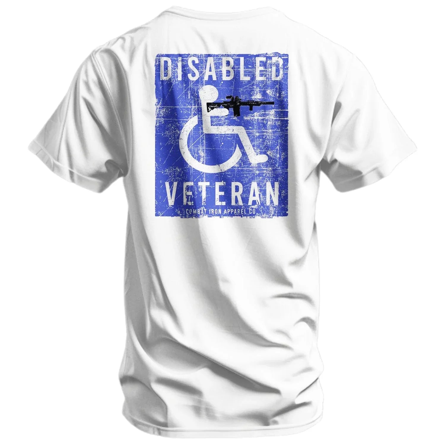 Disabled Veteran Handicap Men's T-Shirt - Combat Iron Apparel Co.