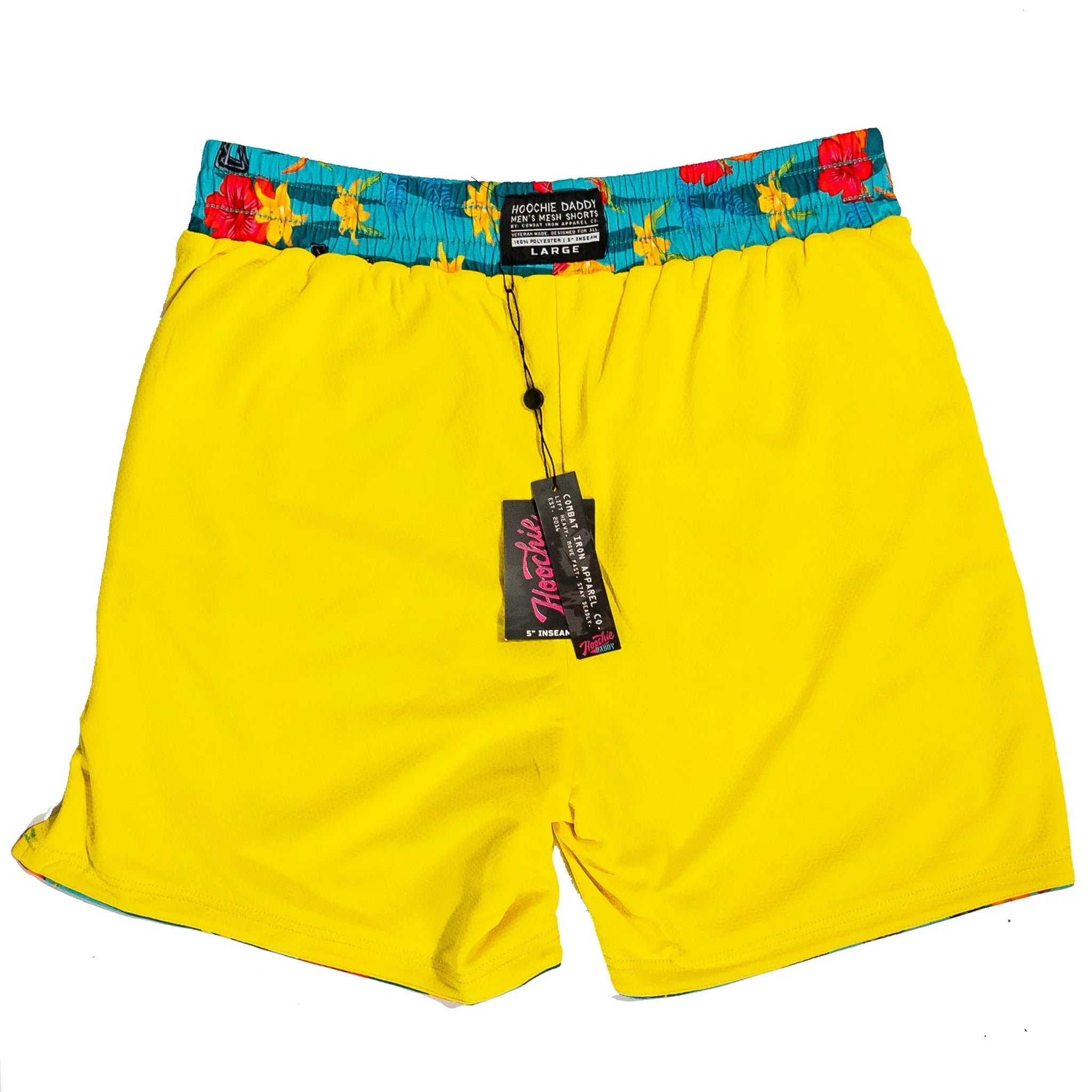 Men's Mesh Hoochie Daddy Shorts | 5" - Combat Iron Apparel Co.