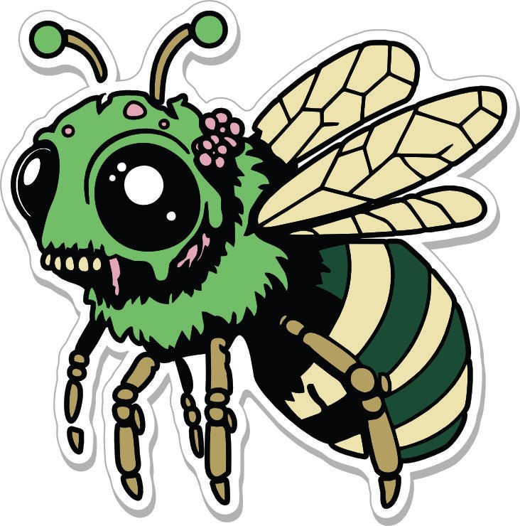 STICKER - Zombee - 2.5" PVC Version